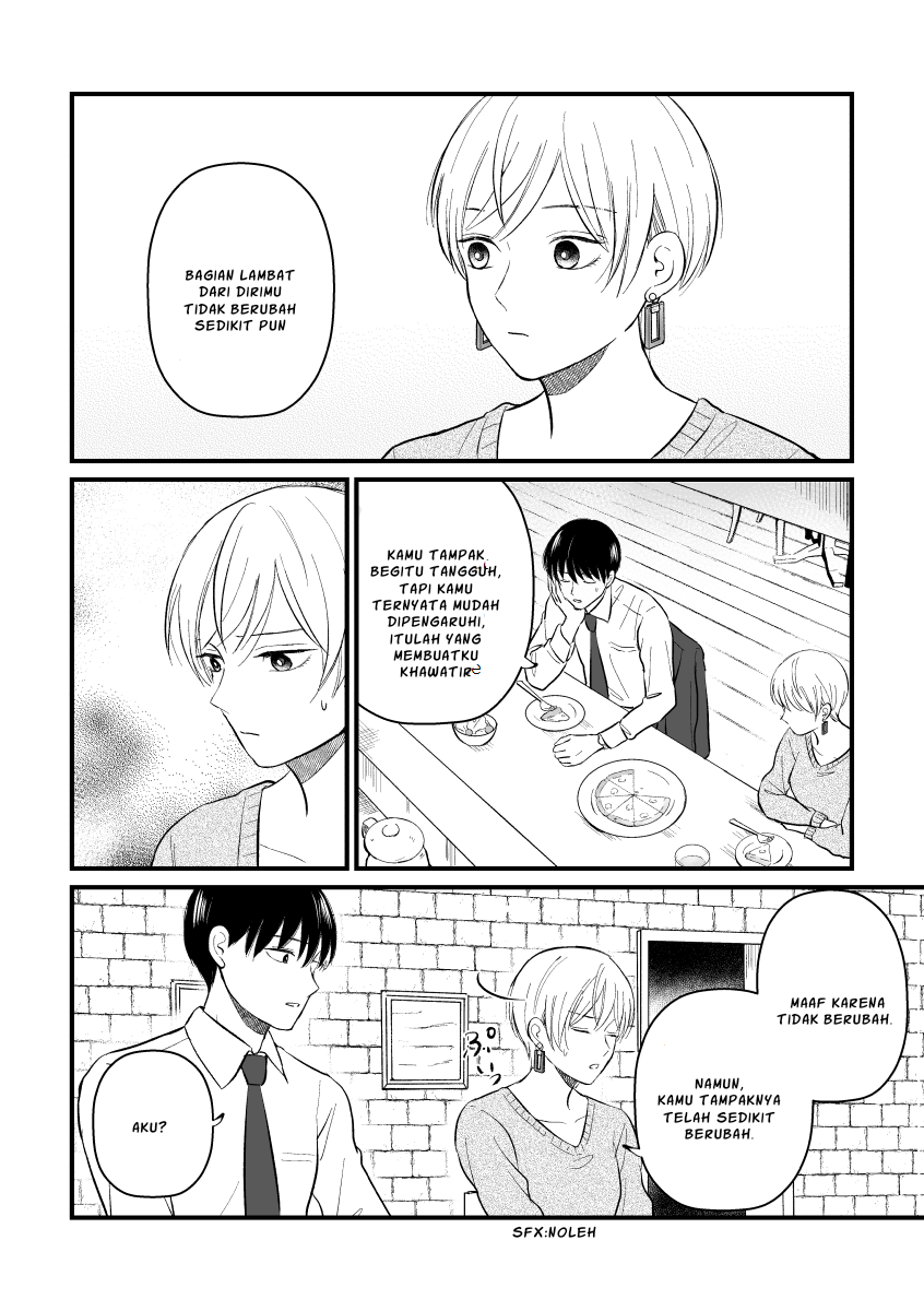 Sankagetsu Mae ni Wakareta Senpai Kouhai no Hanashi Chapter 9 - halaman 6