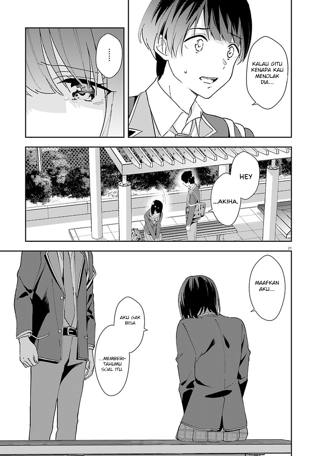 Sankaku no Kyori wa Kagirinai Zero Chapter 14 - halaman 23