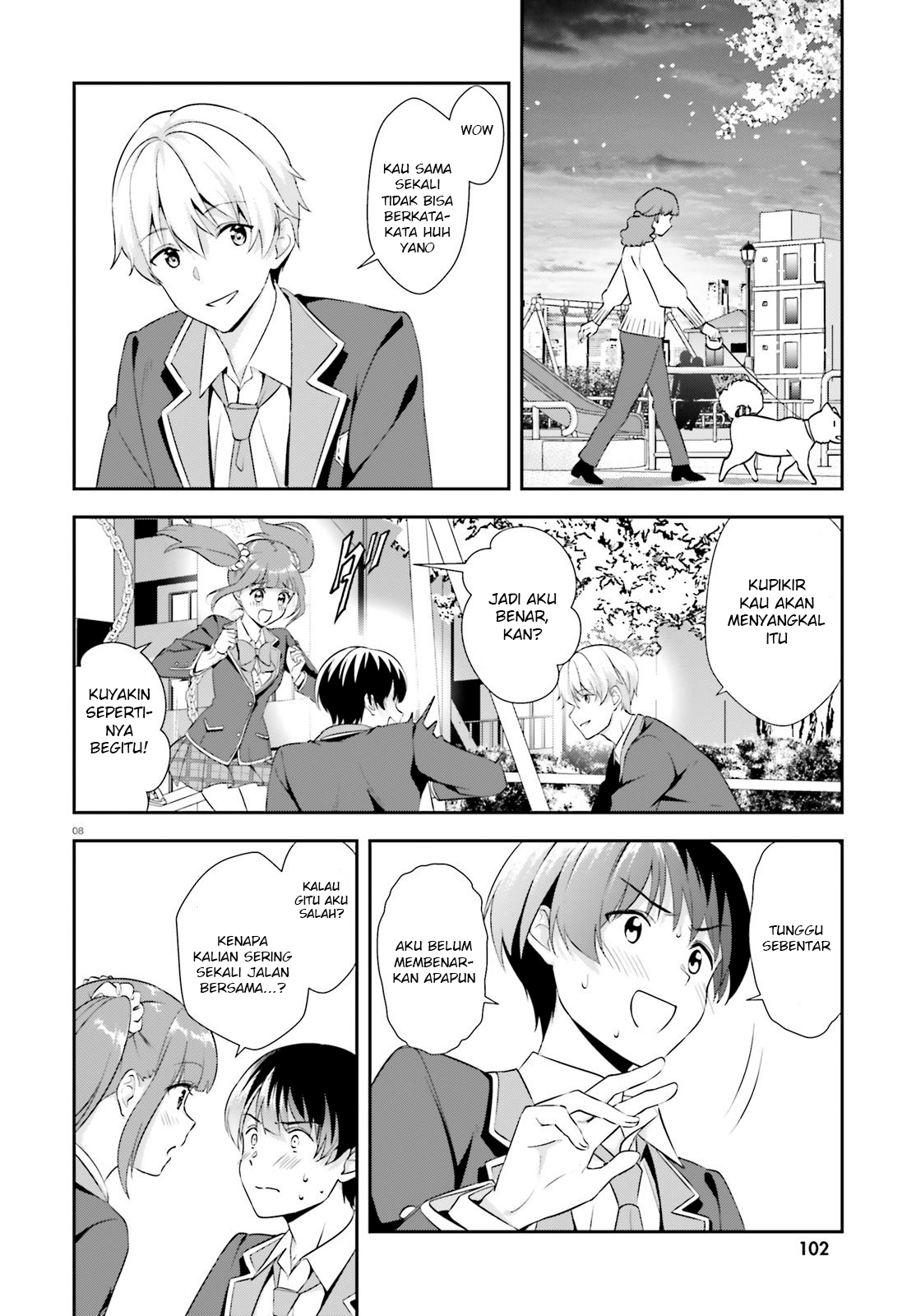 Sankaku no Kyori wa Kagirinai Zero Chapter 8 - halaman 10