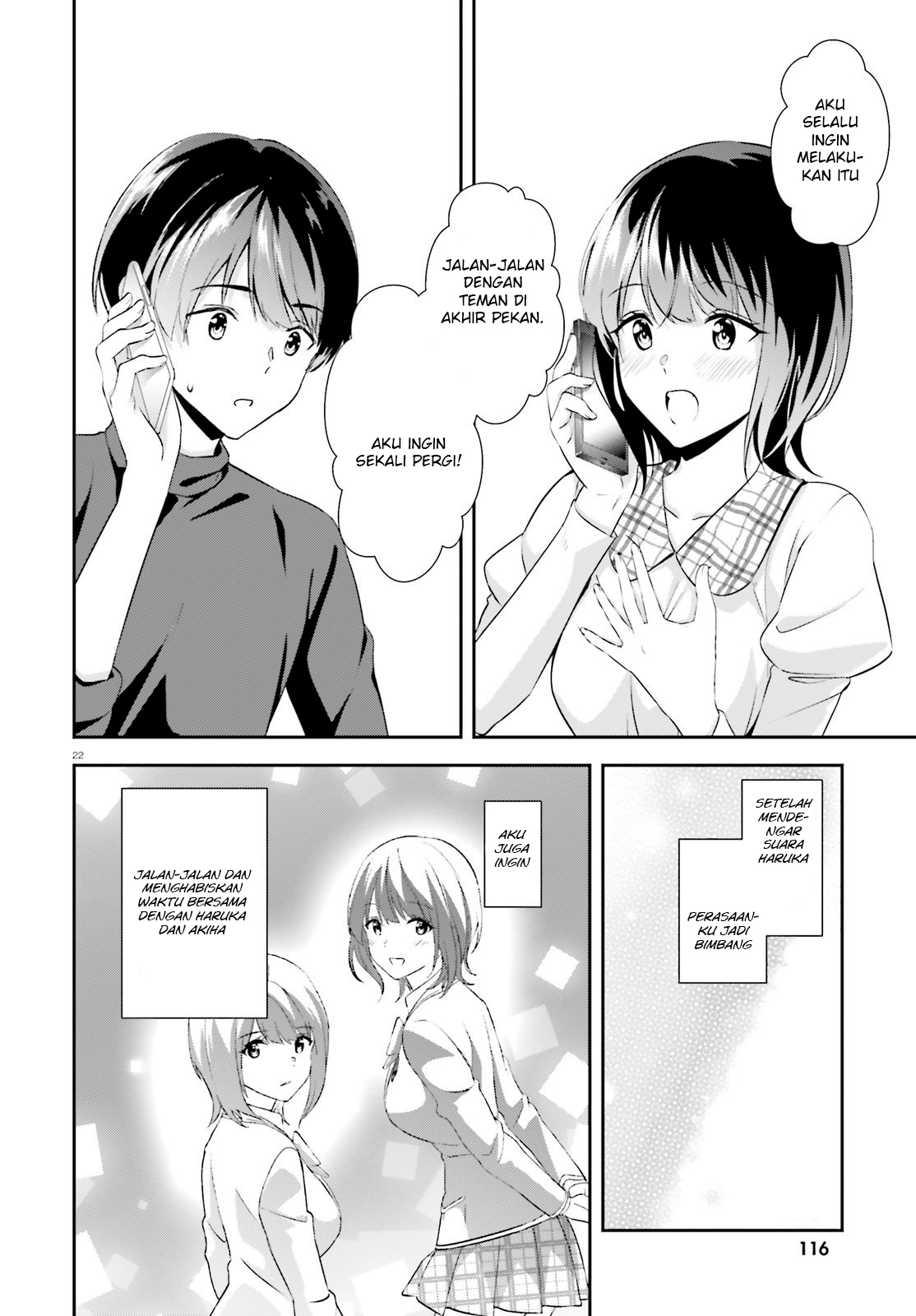 Sankaku no Kyori wa Kagirinai Zero Chapter 8 - halaman 24