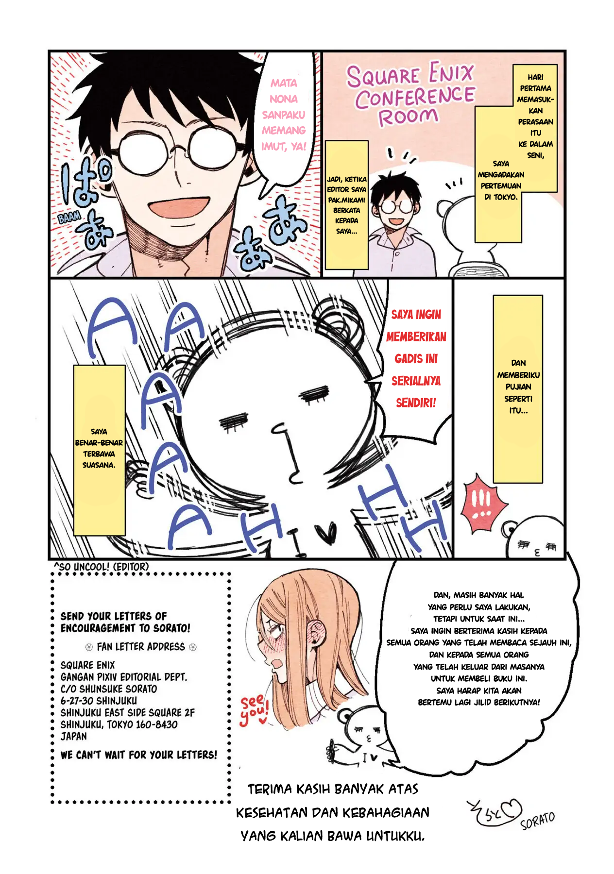 Sanpakugan-chan wa Tsutaetai. Chapter 10.6 - halaman 11