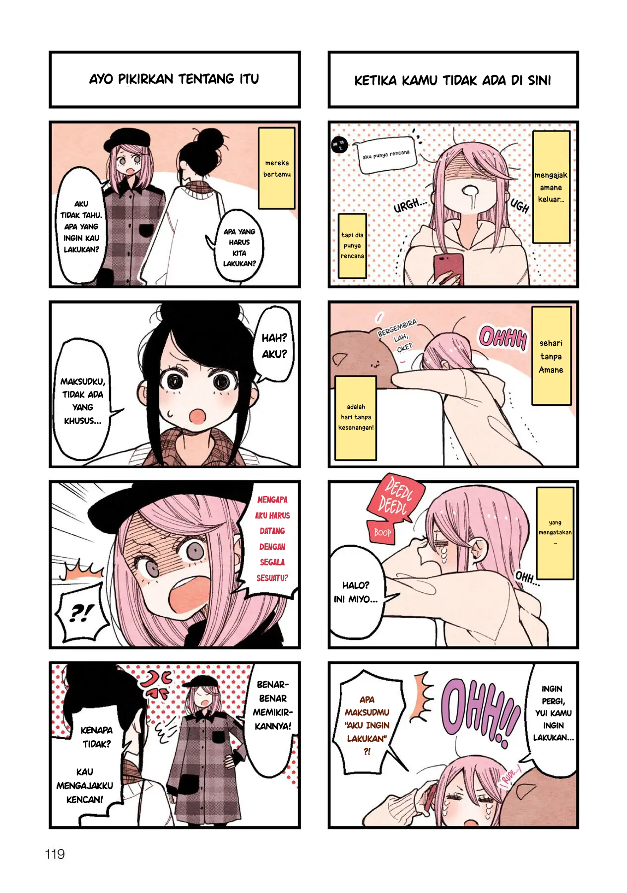 Sanpakugan-chan wa Tsutaetai. Chapter 10.6 - halaman 3
