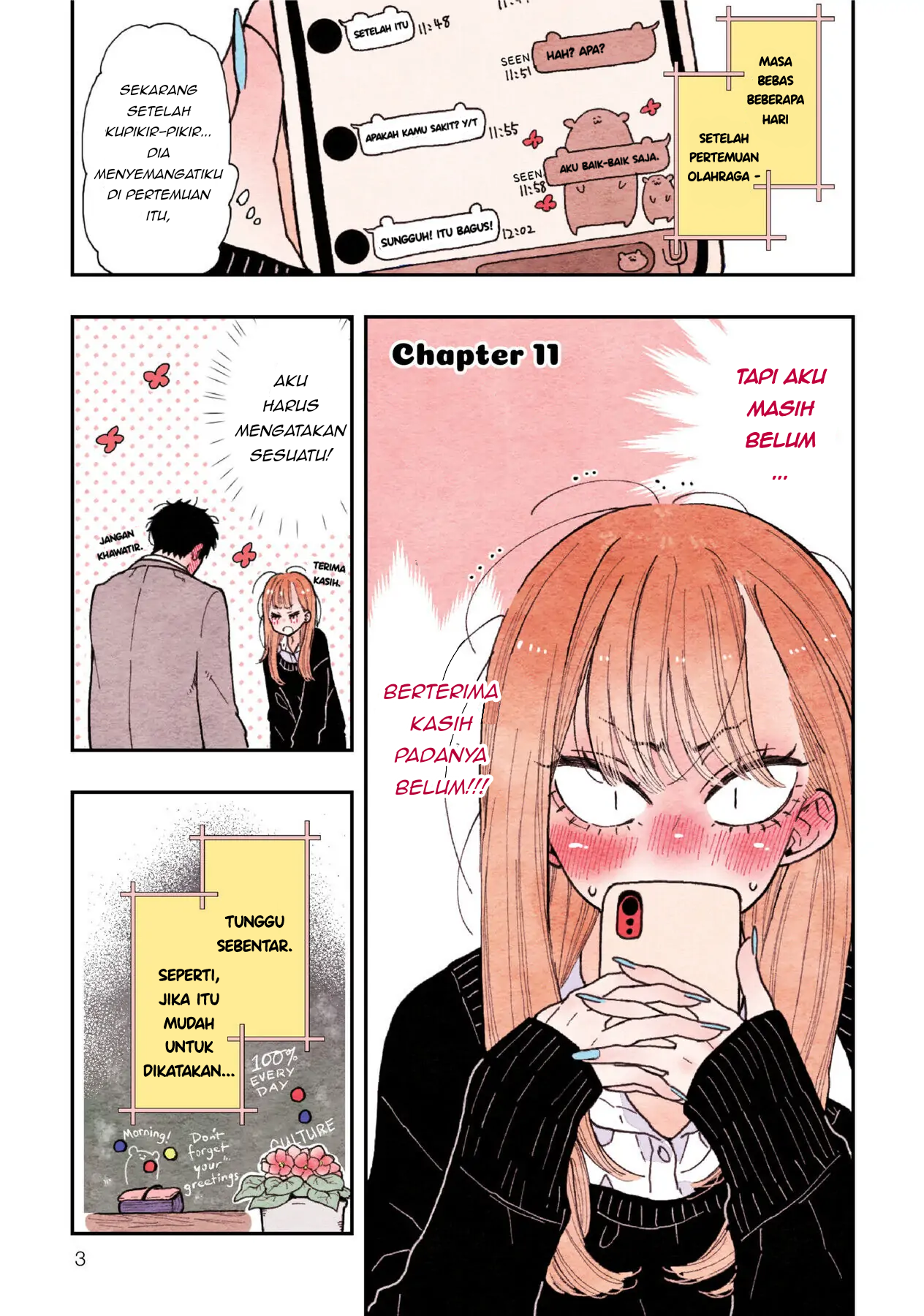 Sanpakugan-chan wa Tsutaetai. Chapter 11 - halaman 5