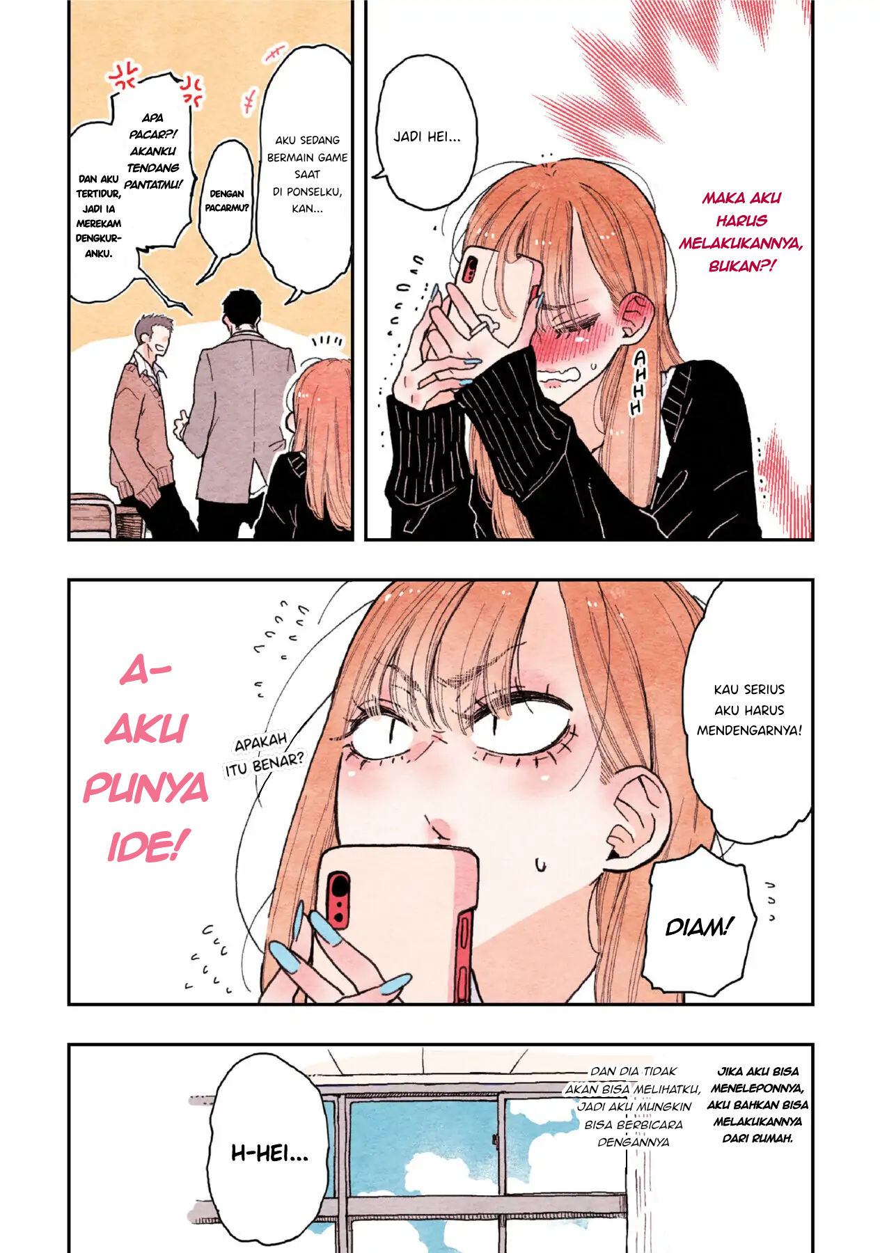 Sanpakugan-chan wa Tsutaetai. Chapter 11 - halaman 6