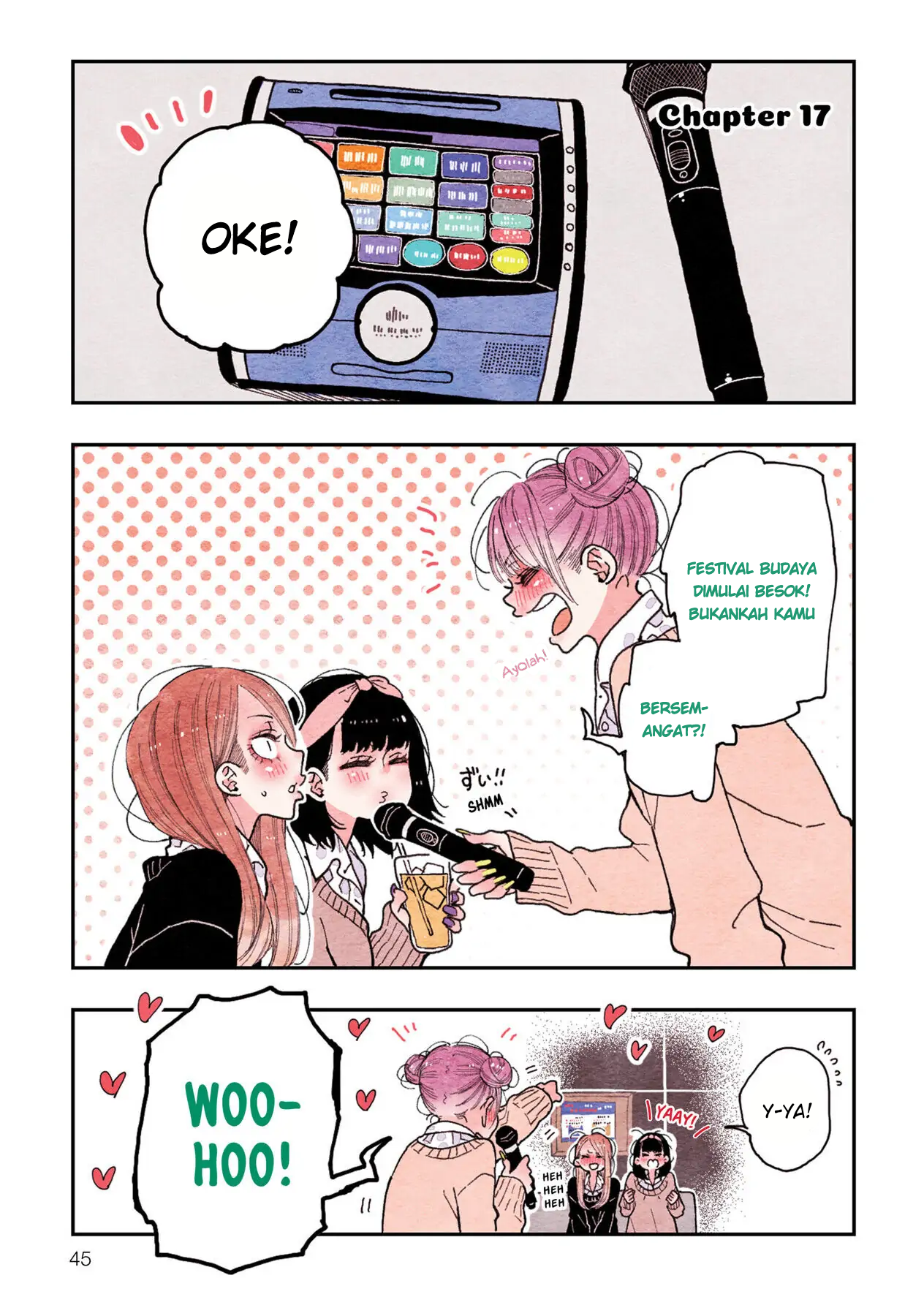 Sanpakugan-chan wa Tsutaetai. Chapter 17 - halaman 2