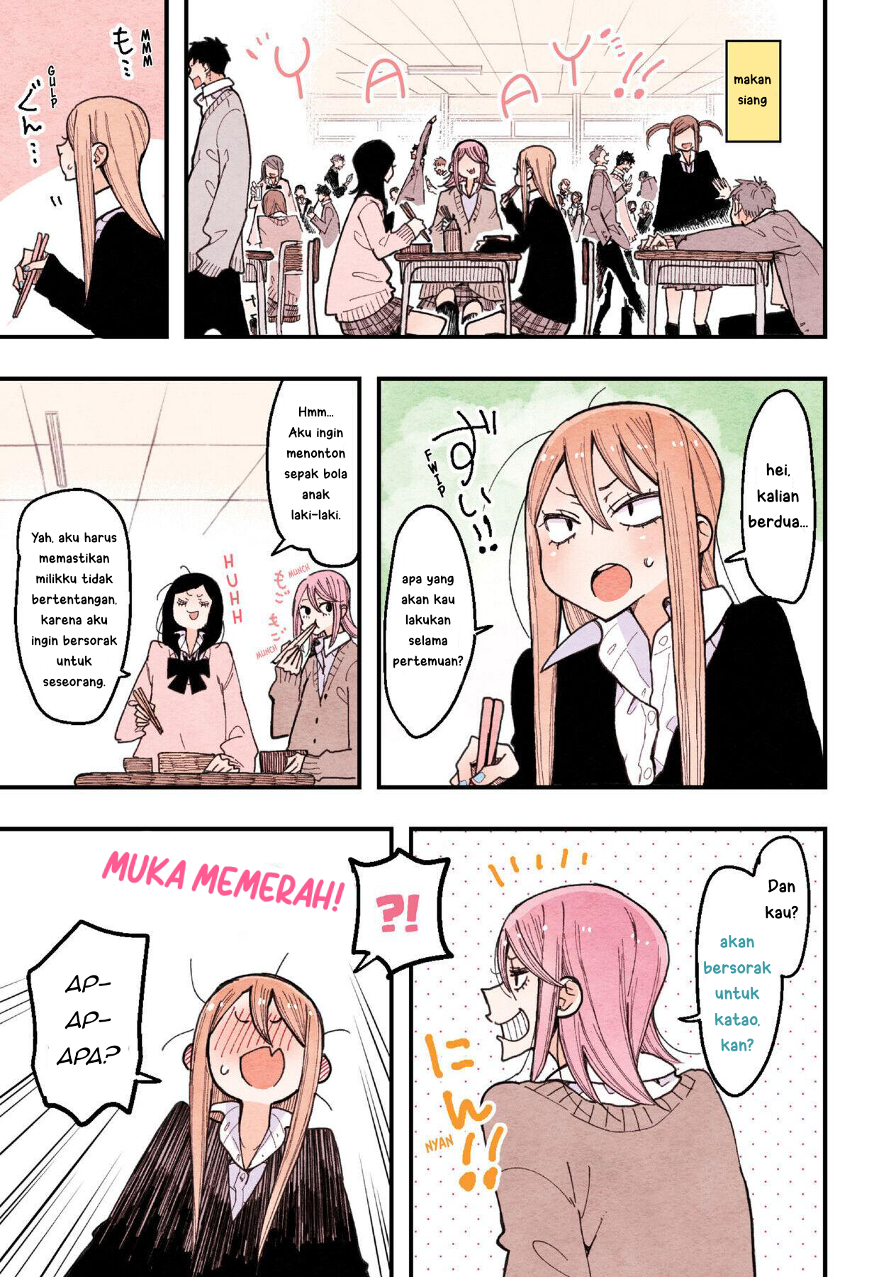 Sanpakugan-chan wa Tsutaetai. Chapter 7 - halaman 4