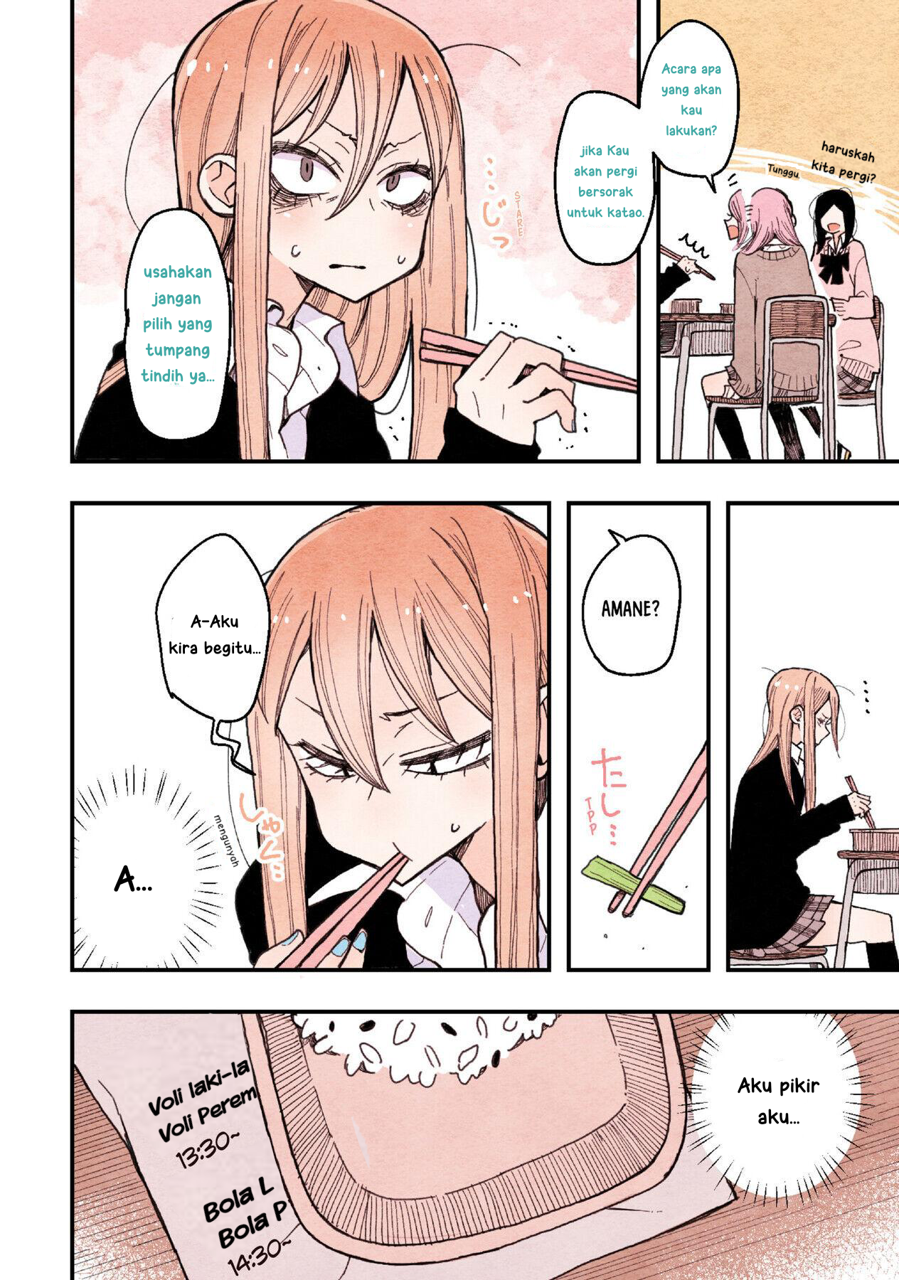 Sanpakugan-chan wa Tsutaetai. Chapter 7 - halaman 7