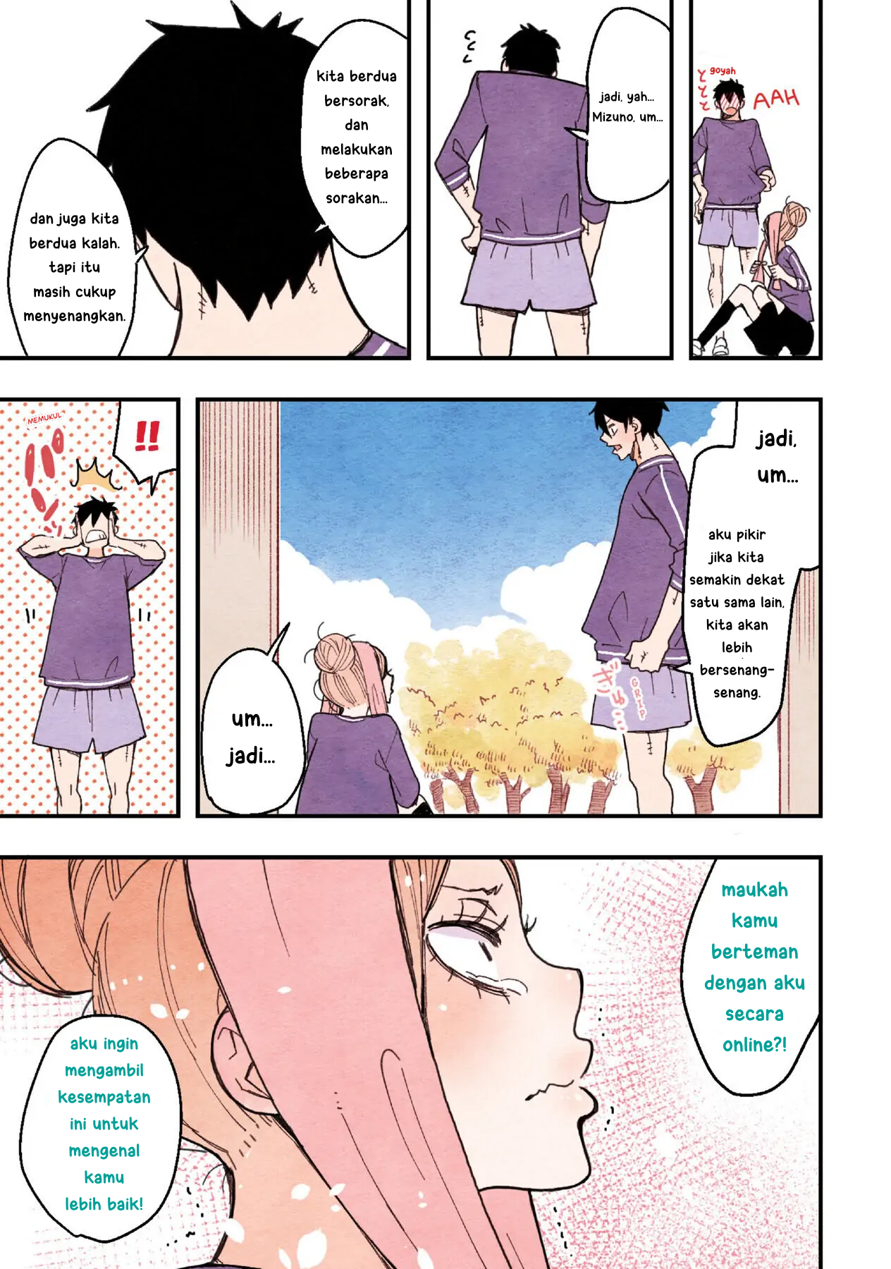 Sanpakugan-chan wa Tsutaetai. Chapter 9 - halaman 18