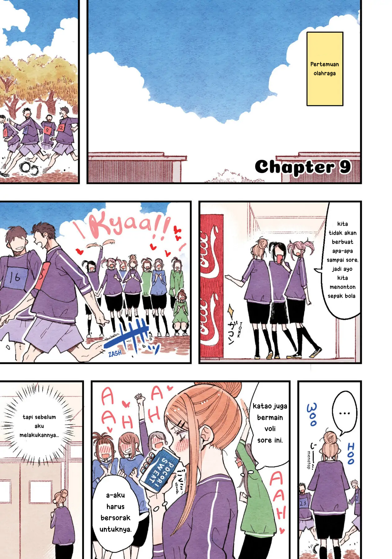 Sanpakugan-chan wa Tsutaetai. Chapter 9 - halaman 2