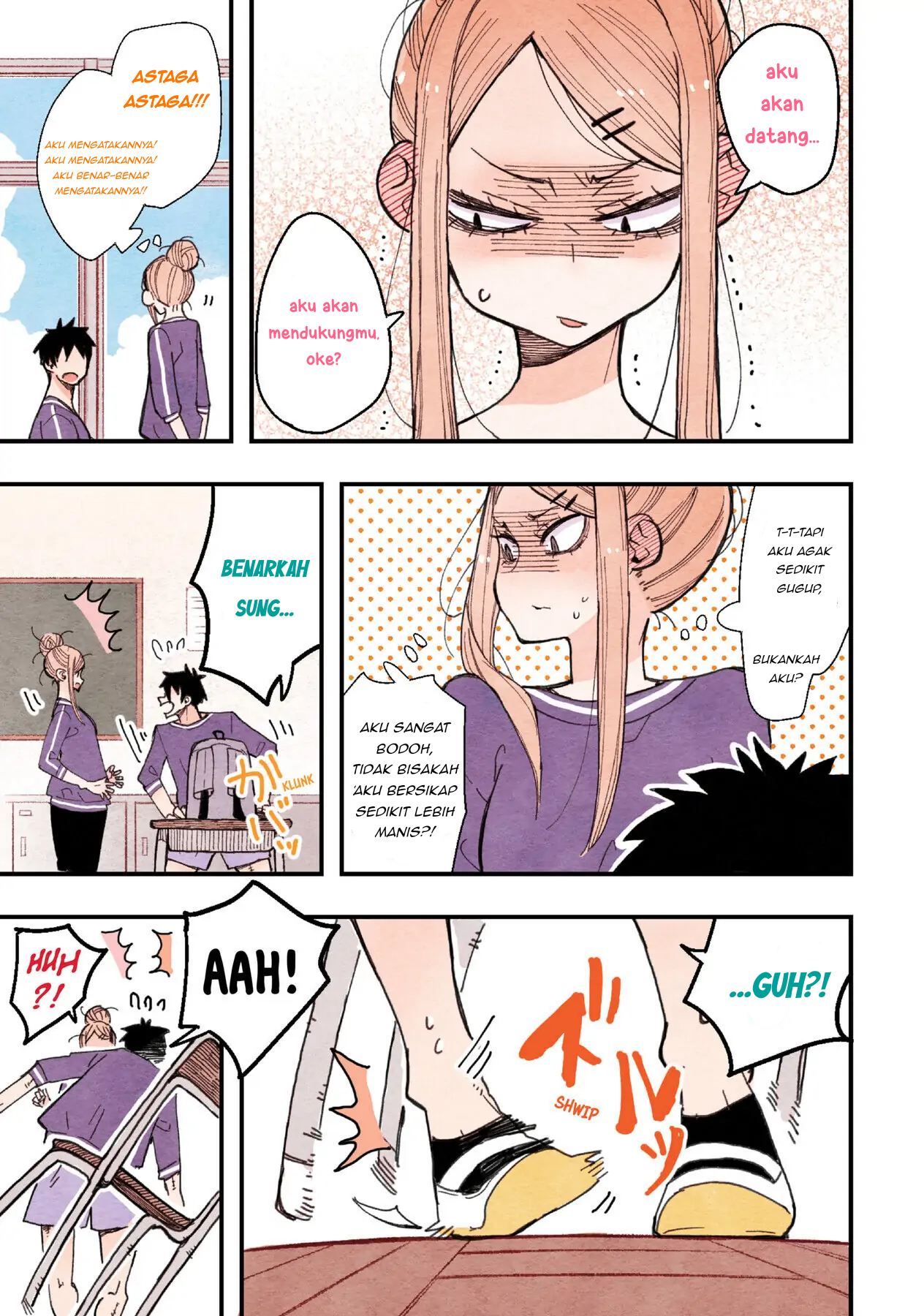 Sanpakugan-chan wa Tsutaetai. Chapter 9 - halaman 4