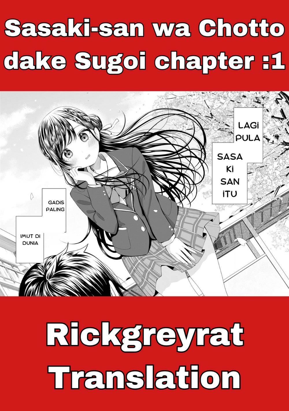Sasaki-san wa Chotto dake Sugoi. Chapter 1 - halaman 3
