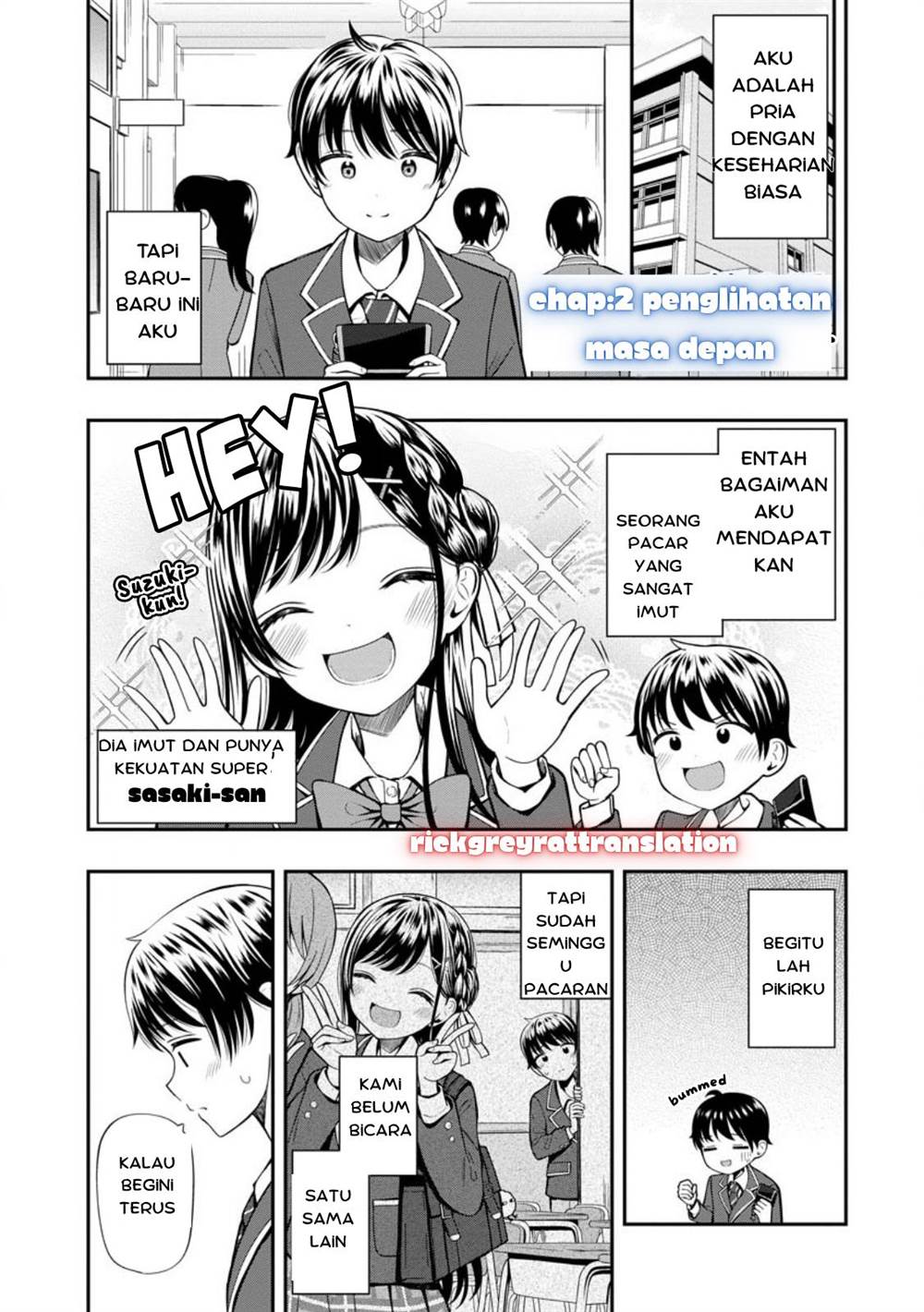 Sasaki-san wa Chotto dake Sugoi. Chapter 2 - halaman 1