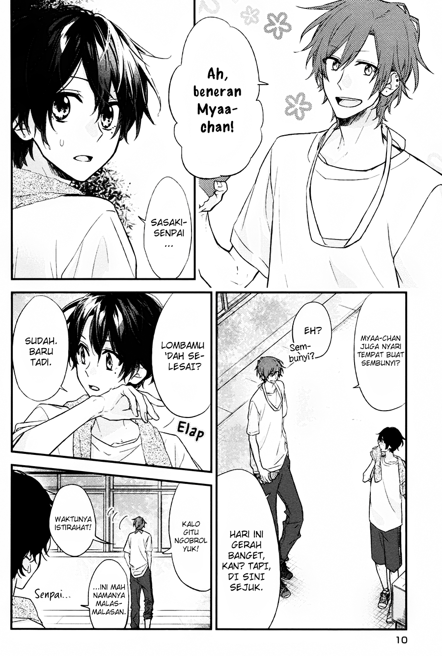 Sasaki to Miyano Chapter 13 - halaman 10
