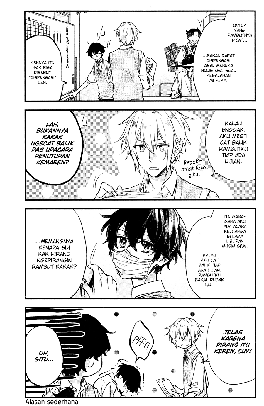 Sasaki to Miyano Chapter 15 - halaman 8