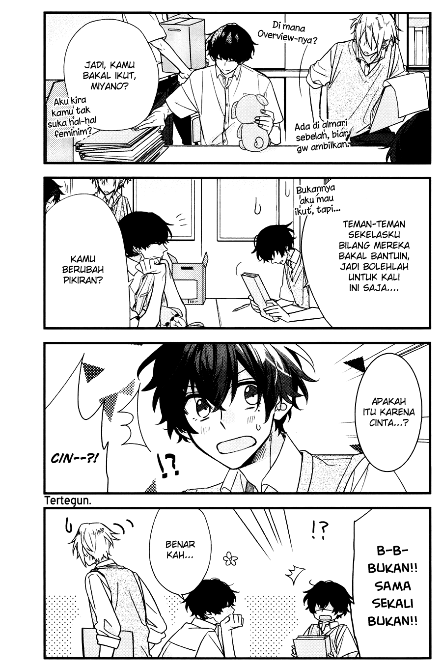 Sasaki to Miyano Chapter 19 - halaman 10