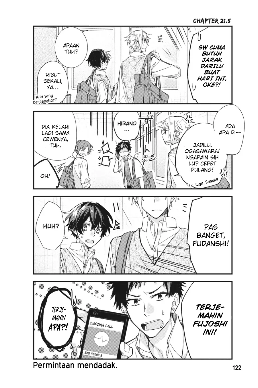 Sasaki to Miyano Chapter 21.5 - halaman 2