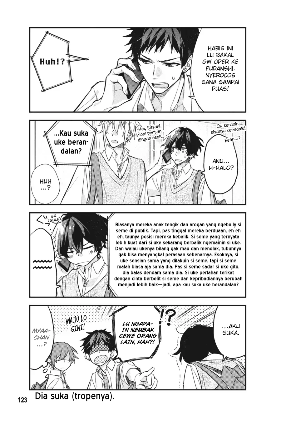 Sasaki to Miyano Chapter 21.5 - halaman 3