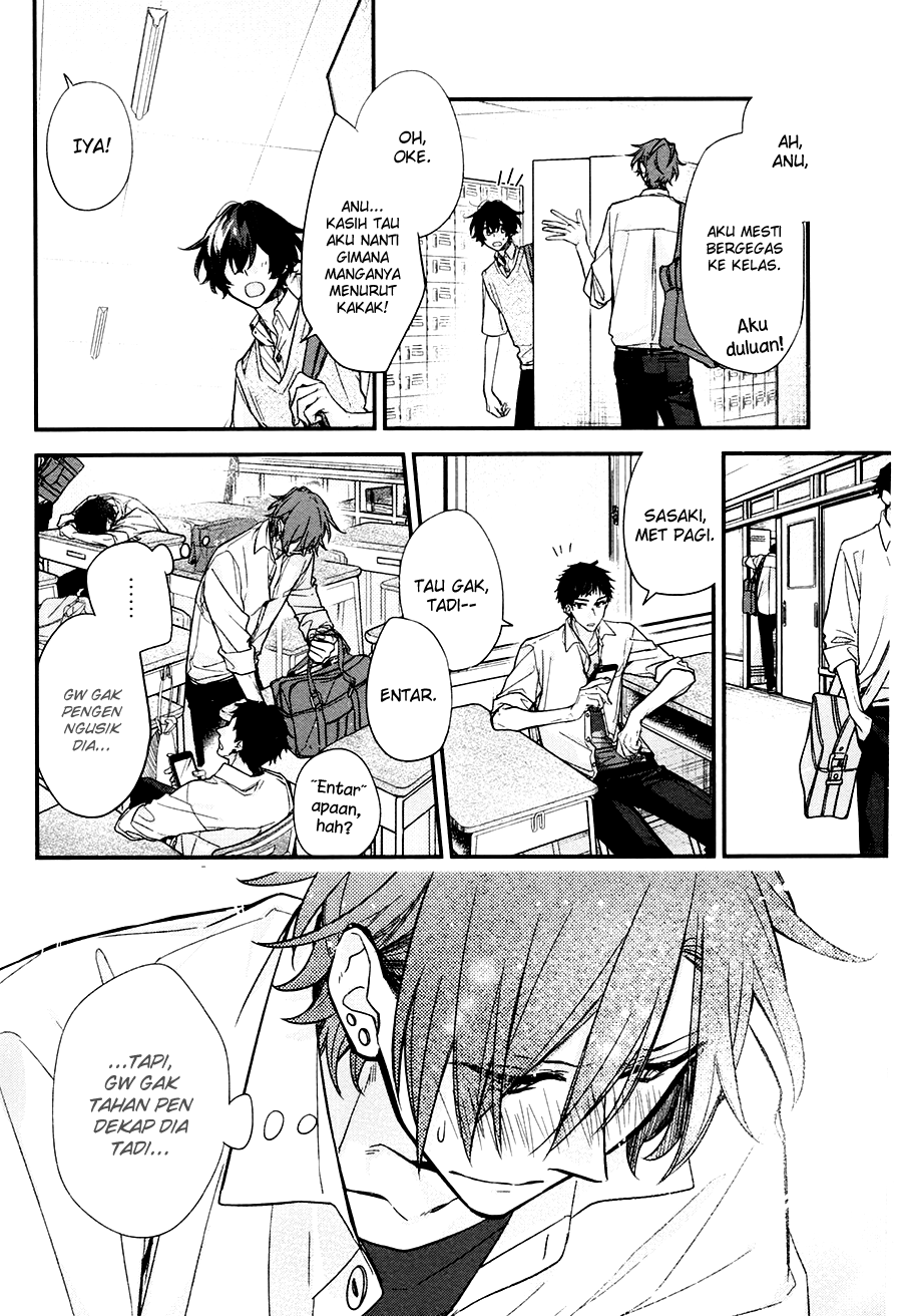 Sasaki to Miyano Chapter 21 - halaman 18