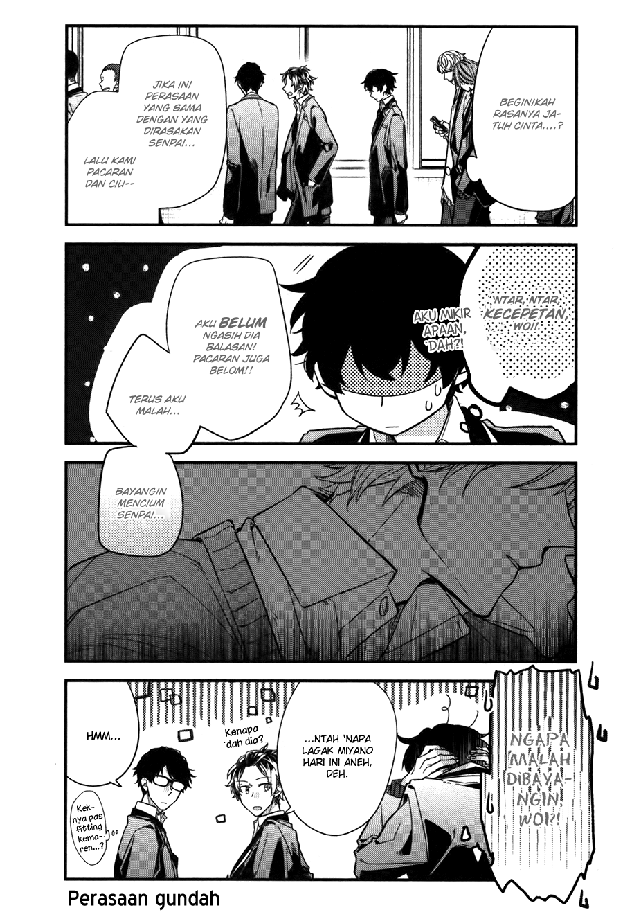 Sasaki to Miyano Chapter 24 - halaman 14