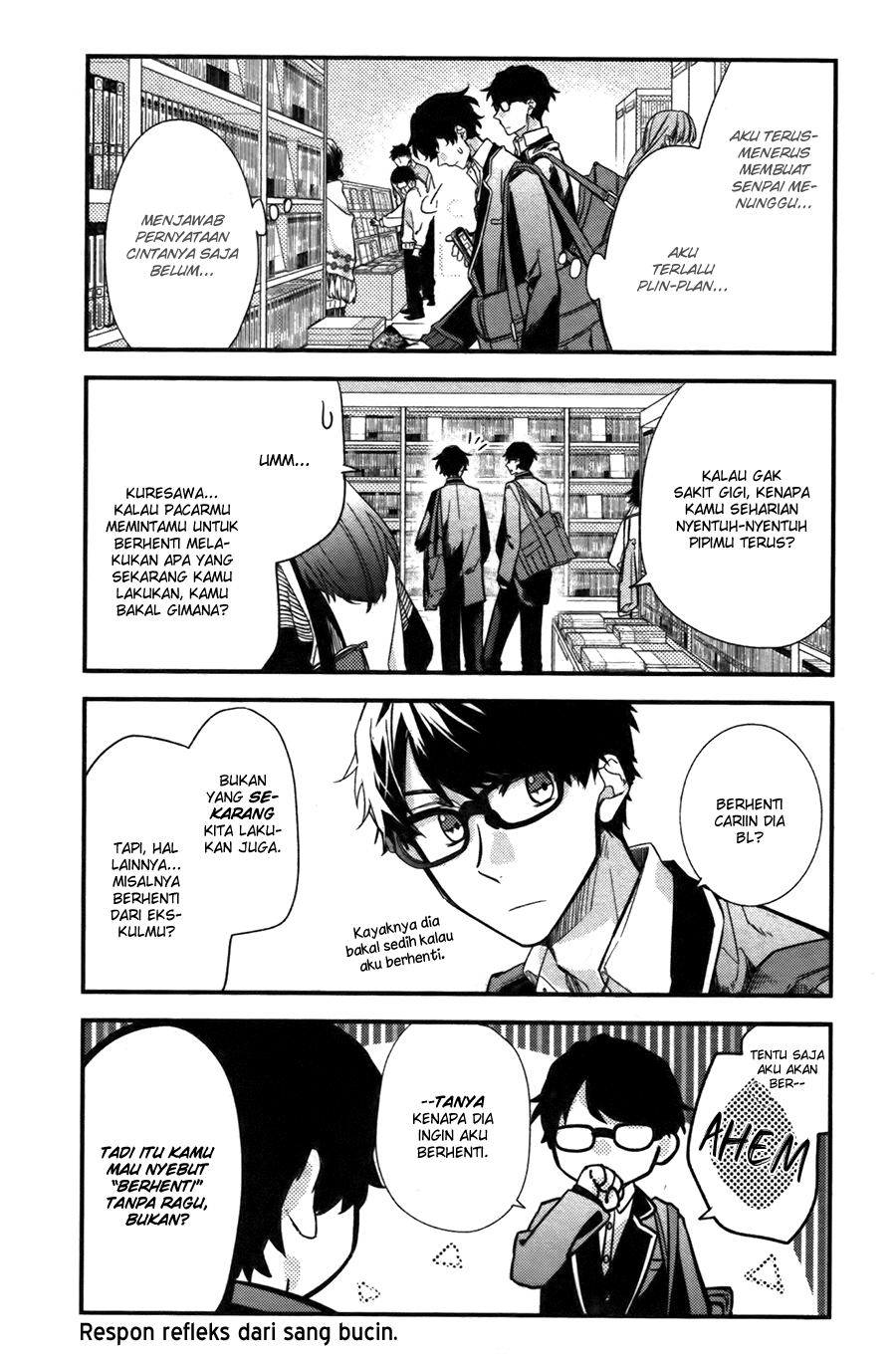 Sasaki to Miyano Chapter 24 - halaman 17