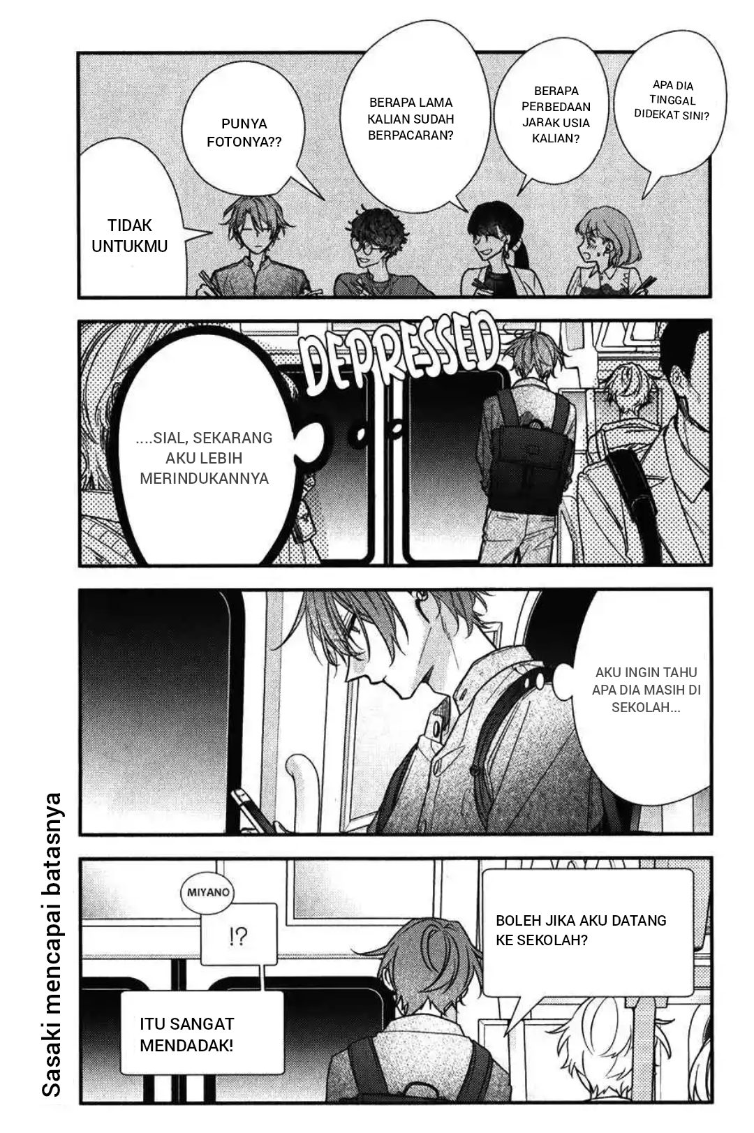 Sasaki to Miyano Chapter 46 - halaman 8