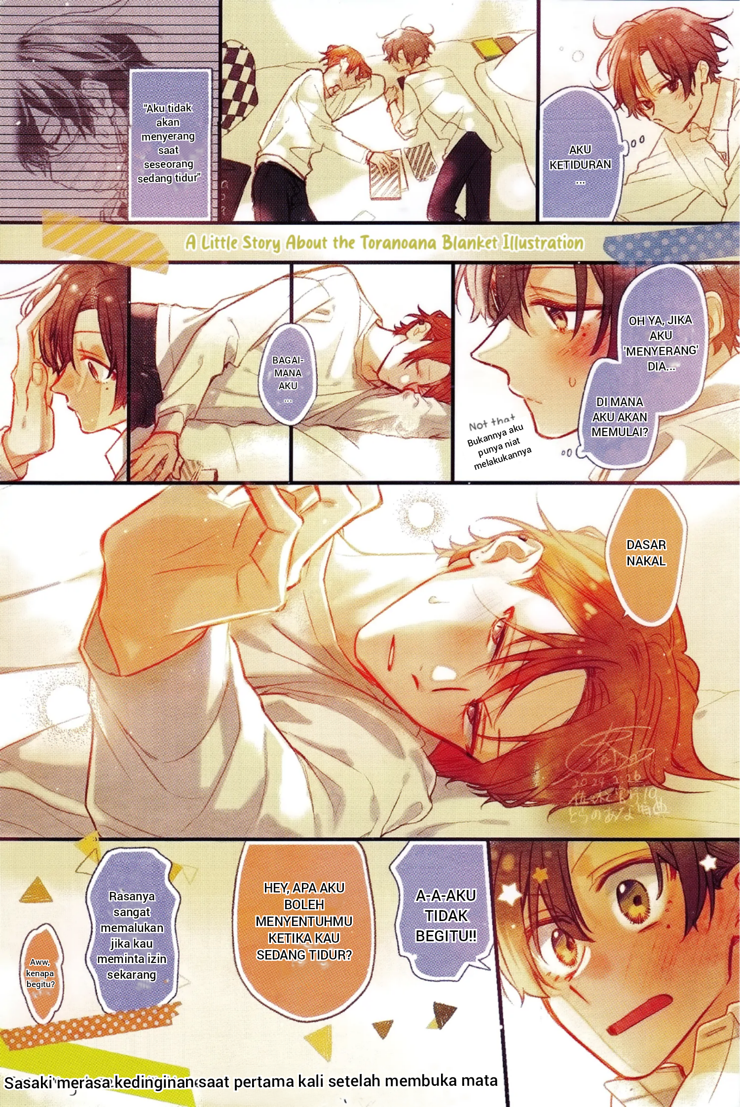 Sasaki to Miyano Chapter 51.5 - halaman 17