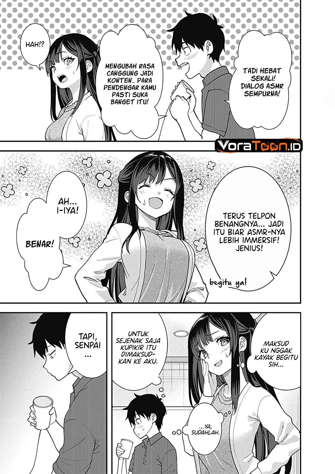 Sasayaki Sasaru Sasaki-san Chapter 6 - halaman 8