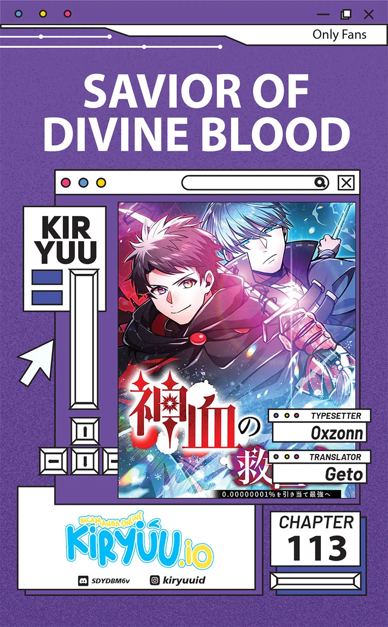 Savior of Divine Blood ~Draw Out 0.00000001% to Become the Strongest~ Chapter 113 - halaman 1