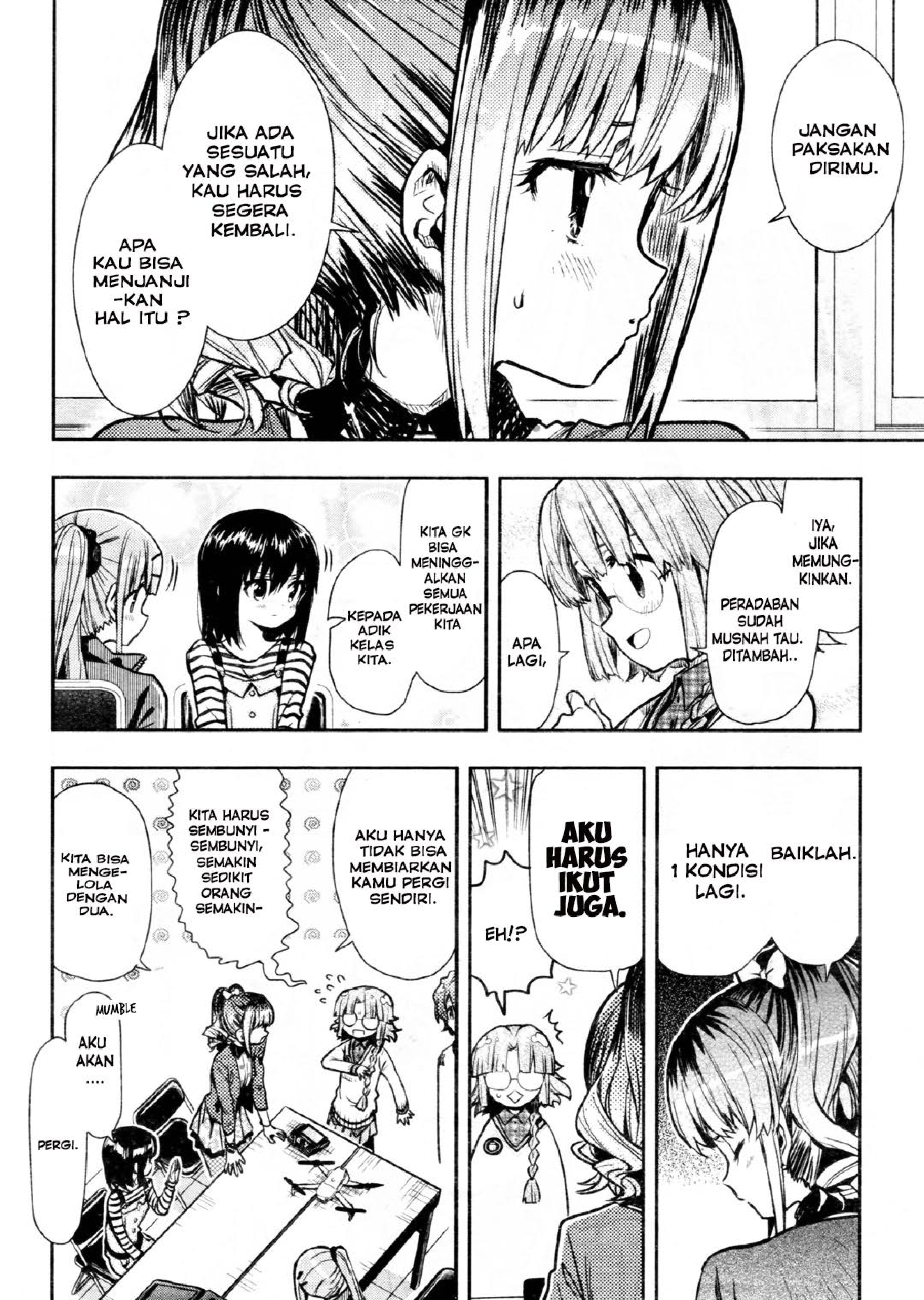School-Live! Chapter 70 - halaman 13