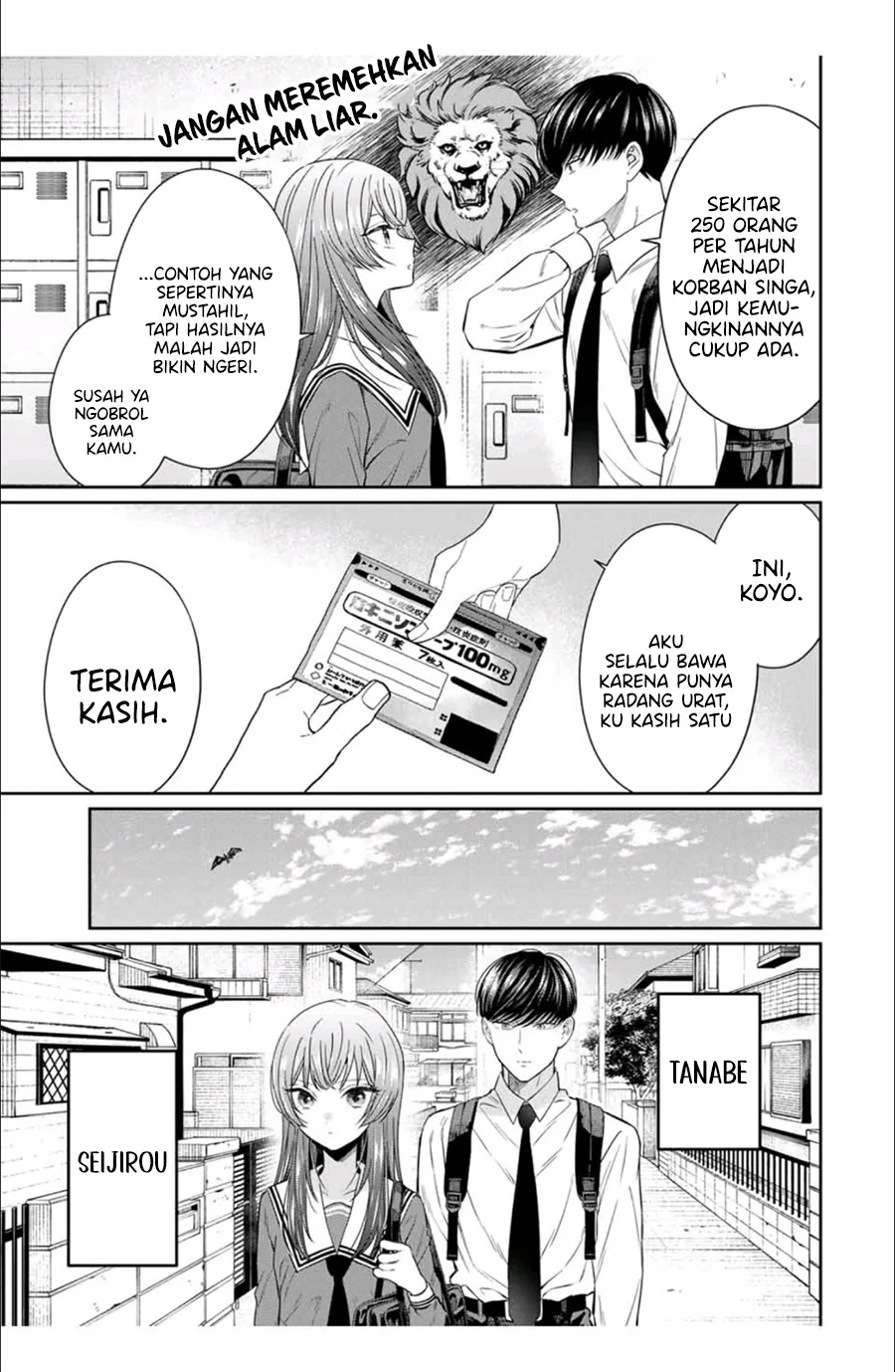Seibutsu-bu no Tanabe-kun Chapter 2 - halaman 8