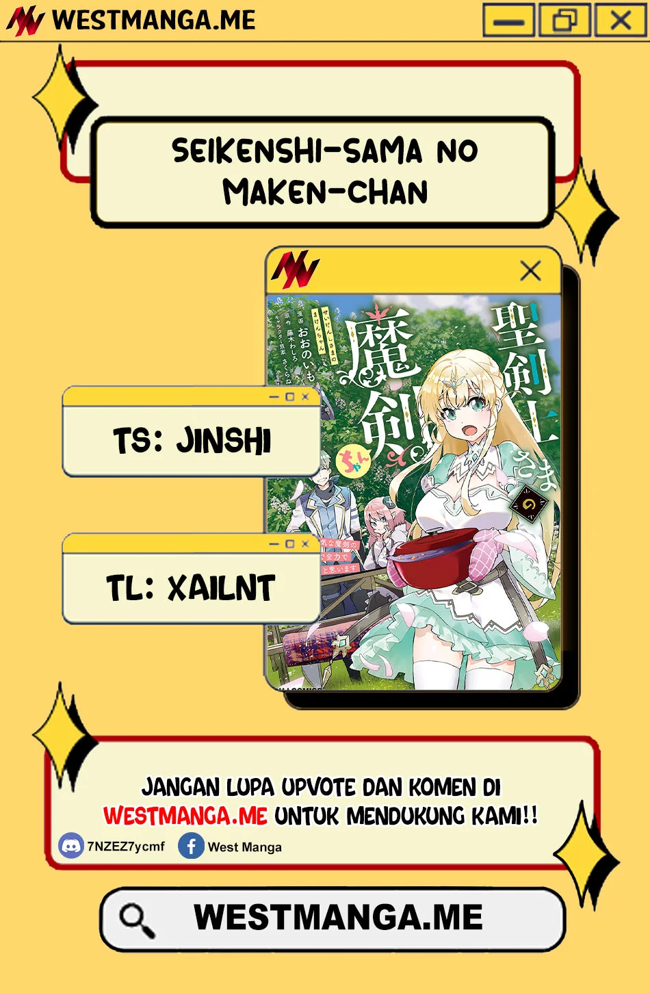 Seikenshi-sama no Maken-chan Chapter 13 - halaman 3