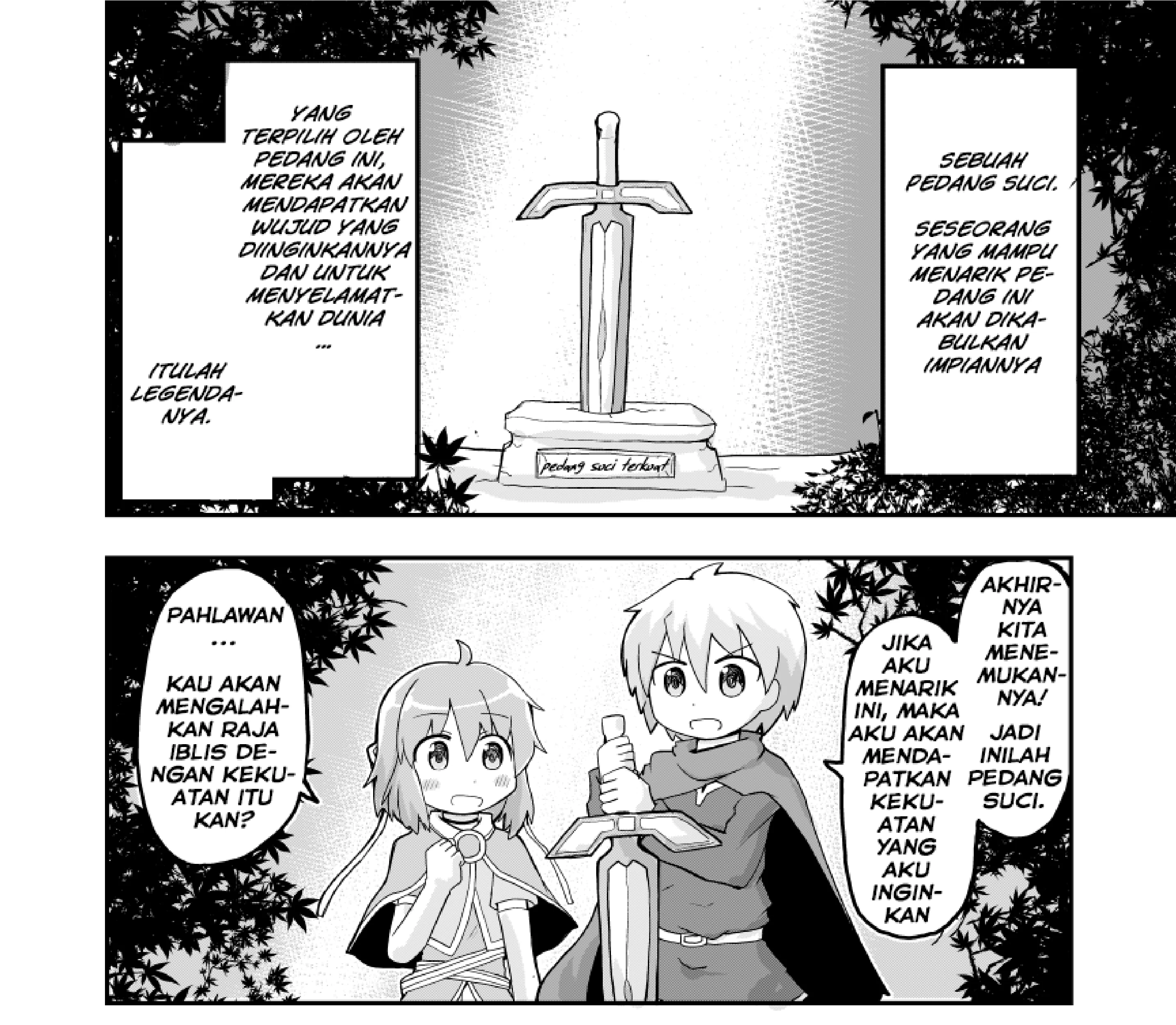 Seinaru Ken wo Nuitara Onna no Ko ni Natte Shimatta Yuusha no Manga Chapter 1 - halaman 1