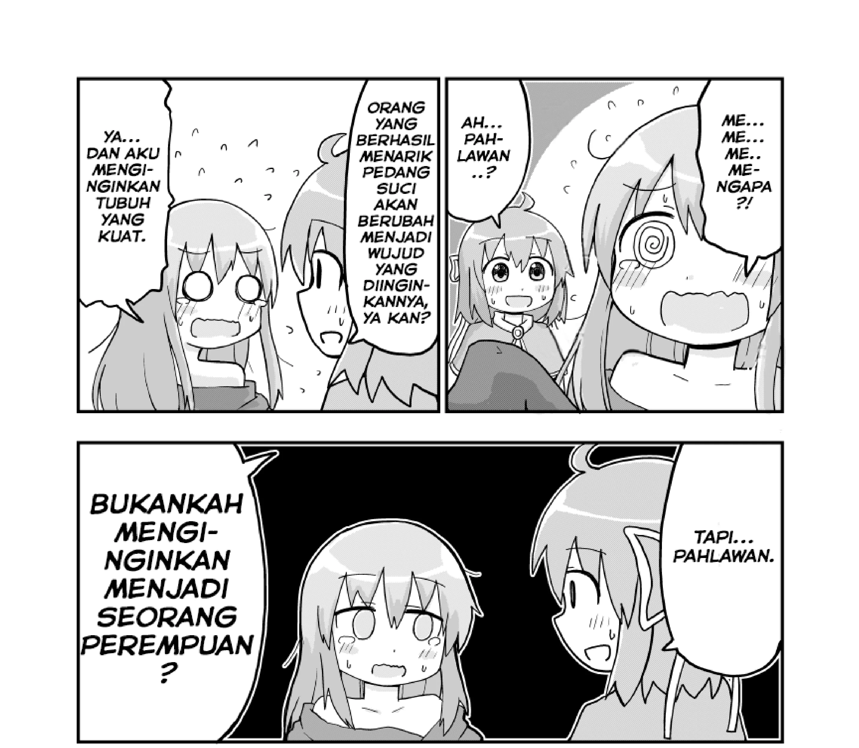 Seinaru Ken wo Nuitara Onna no Ko ni Natte Shimatta Yuusha no Manga Chapter 1 - halaman 5
