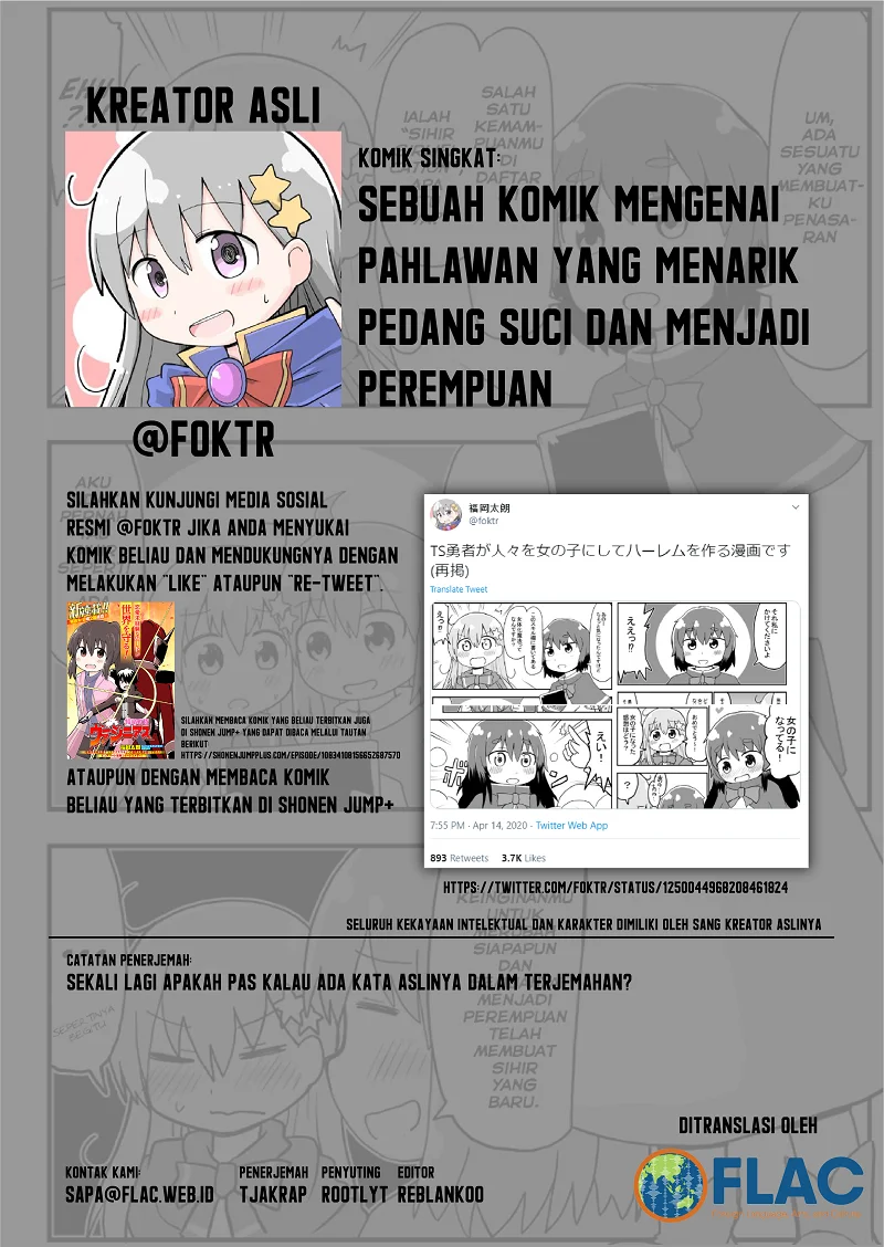 Seinaru Ken wo Nuitara Onna no Ko ni Natte Shimatta Yuusha no Manga Chapter 5 - halaman 3