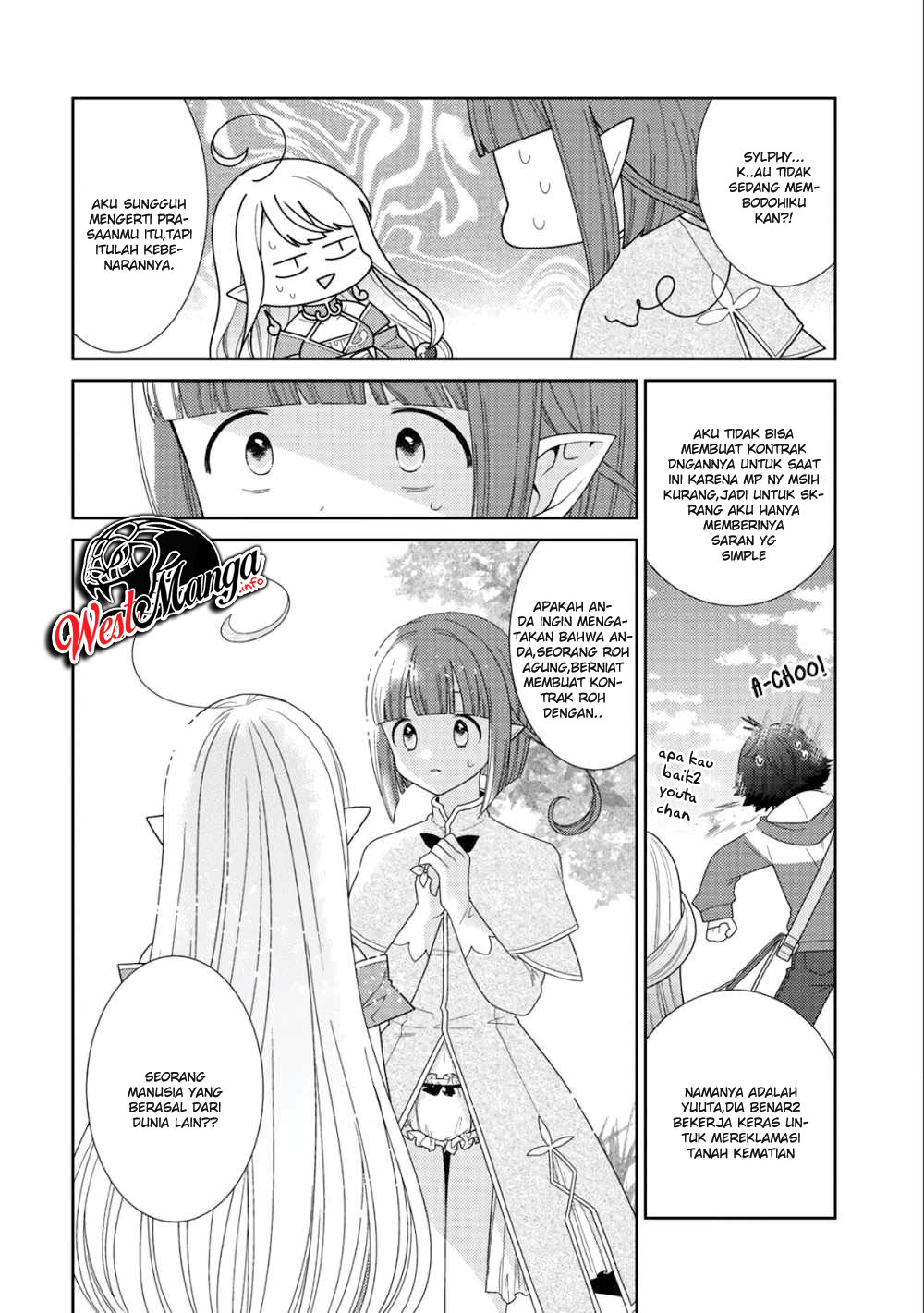Seirei-tachi no Rakuen to Risou no Isekai Seikatsu Chapter 13 - halaman 23
