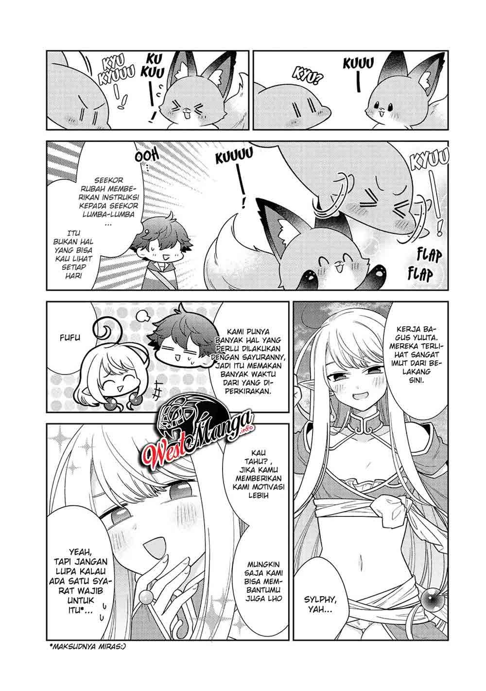 Seirei-tachi no Rakuen to Risou no Isekai Seikatsu Chapter 20 - halaman 13