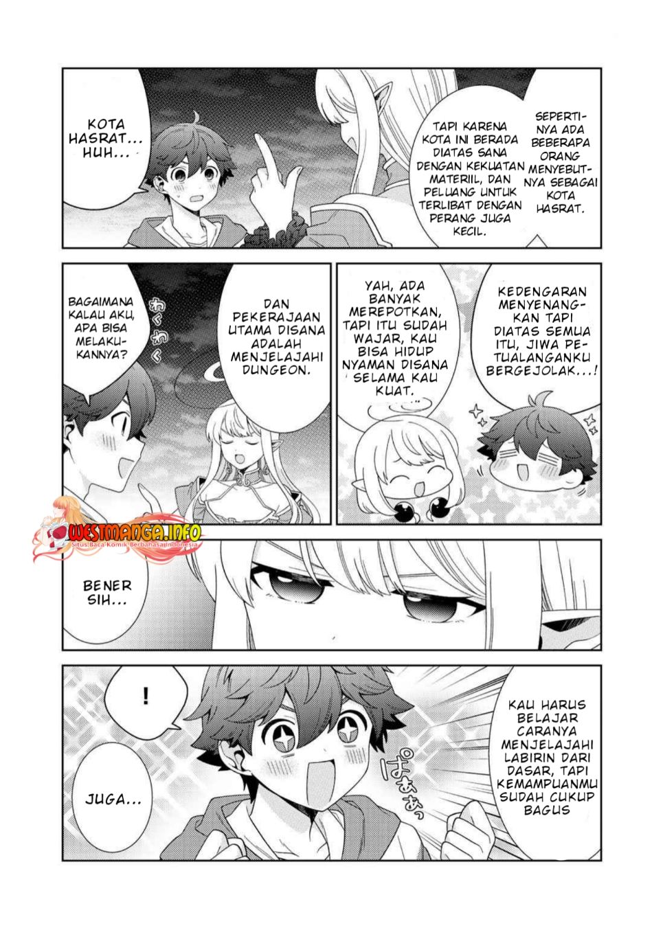 Seirei-tachi no Rakuen to Risou no Isekai Seikatsu Chapter 34 - halaman 9