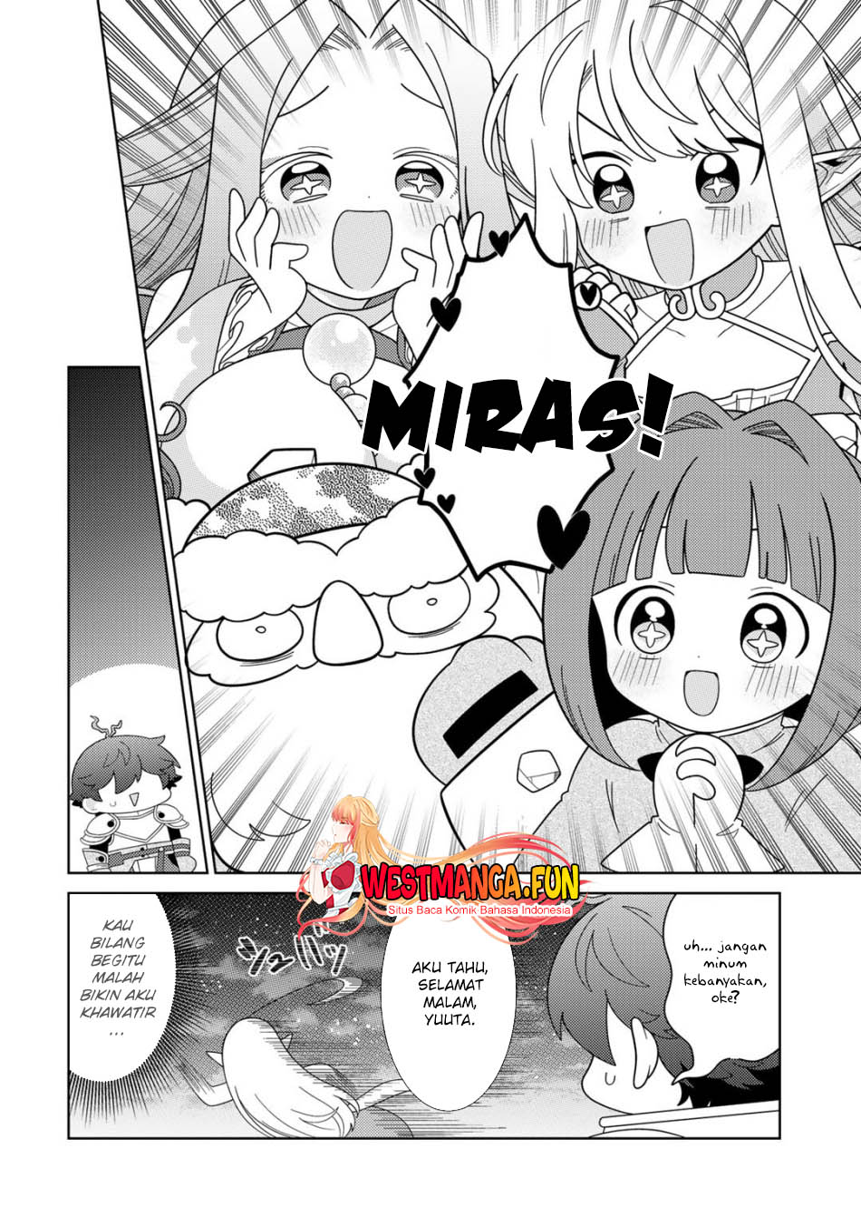 Seirei-tachi no Rakuen to Risou no Isekai Seikatsu Chapter 60 - halaman 13