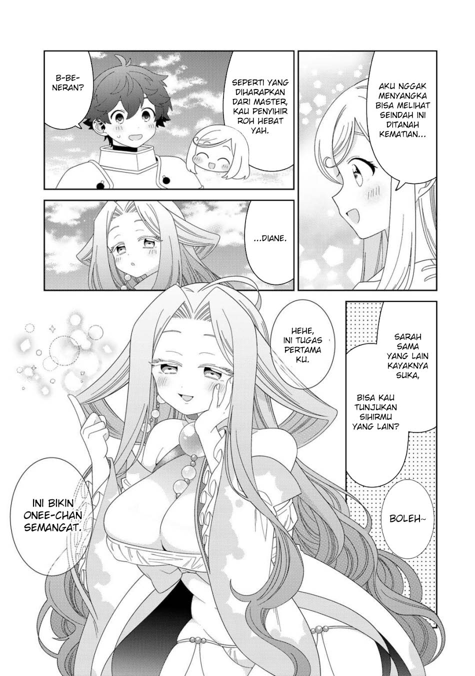 Seirei-tachi no Rakuen to Risou no Isekai Seikatsu Chapter 63 - halaman 7