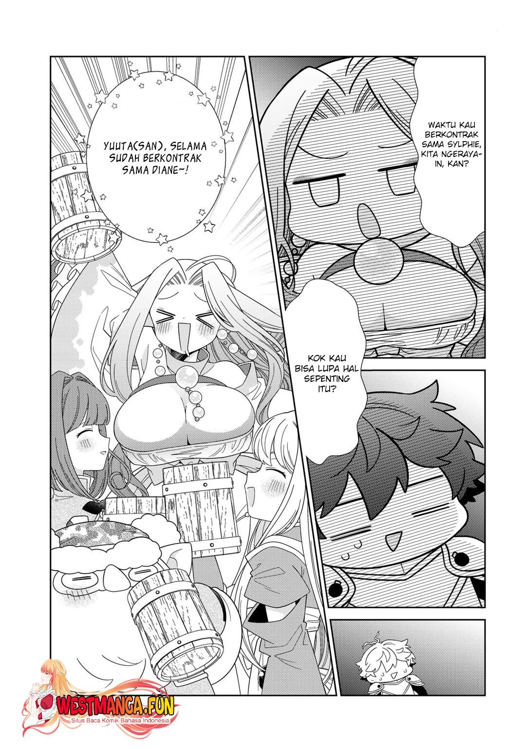 Seirei-tachi no Rakuen to Risou no Isekai Seikatsu Chapter 64 - halaman 22