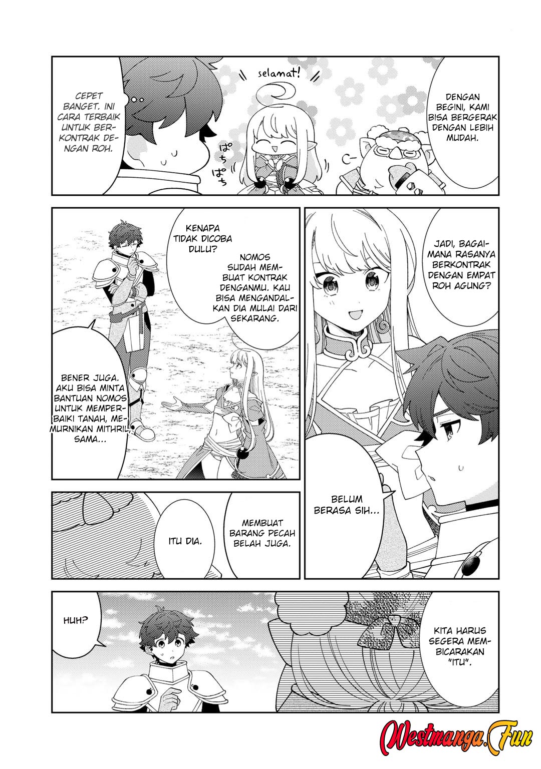 Seirei-tachi no Rakuen to Risou no Isekai Seikatsu Chapter 68 - halaman 9