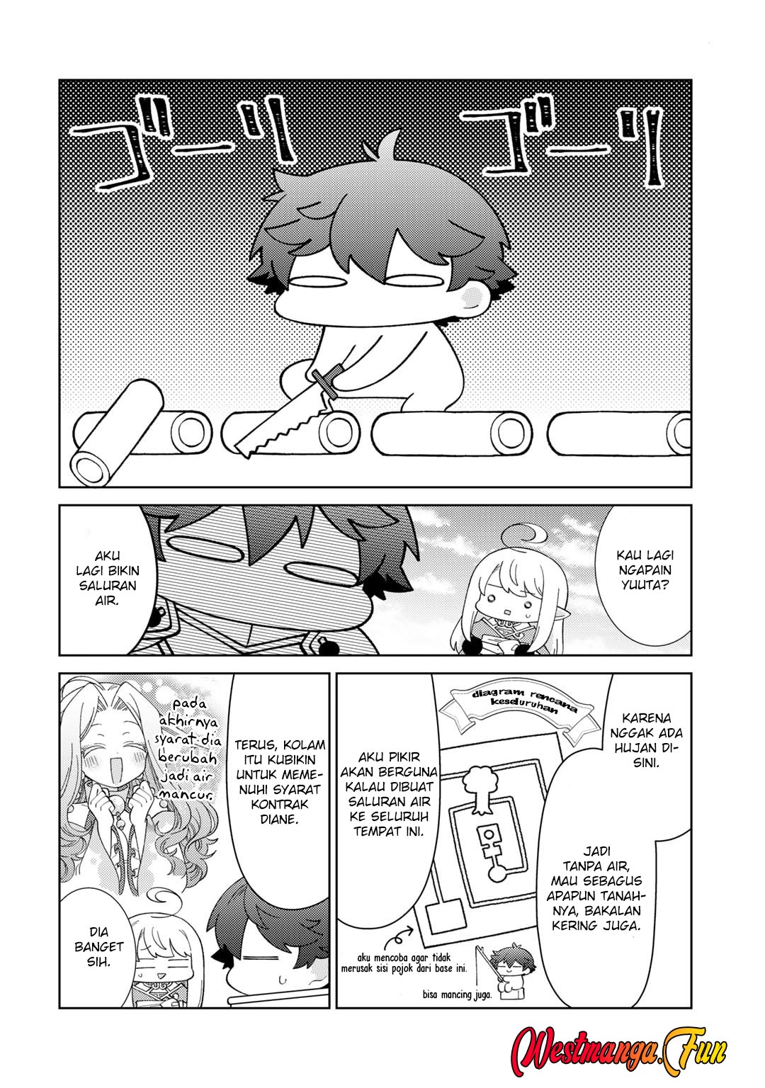 Seirei-tachi no Rakuen to Risou no Isekai Seikatsu Chapter 69 - halaman 8