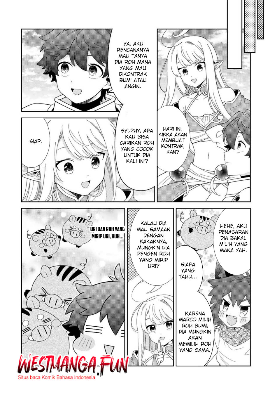 Seirei-tachi no Rakuen to Risou no Isekai Seikatsu Chapter 70 - halaman 8