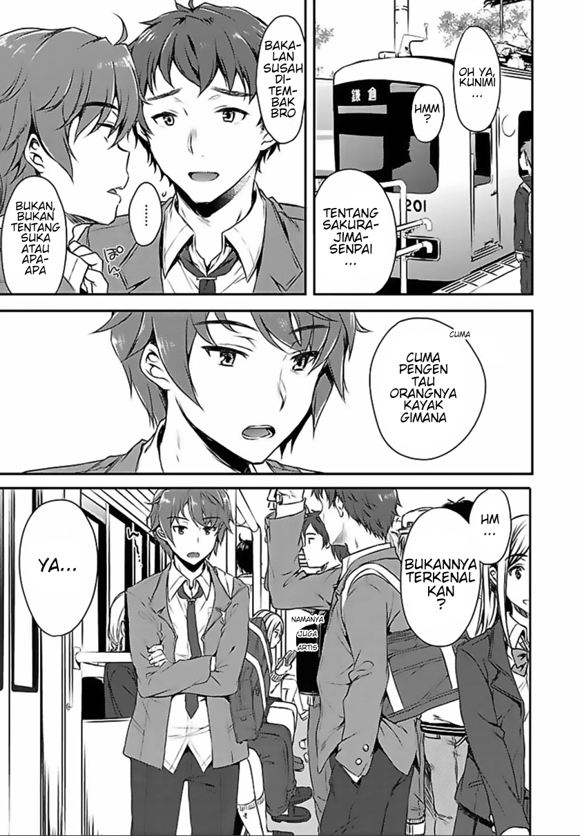 Seishun Buta Yarou wa Bunny Girl Senpai no Yume wo Minai Chapter 1 - halaman 13