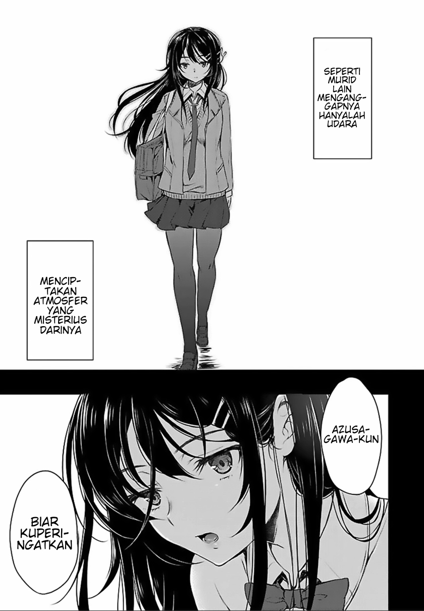 Seishun Buta Yarou wa Bunny Girl Senpai no Yume wo Minai Chapter 1 - halaman 20