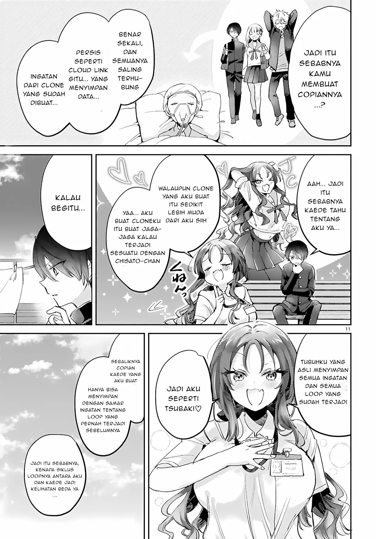 Seishun wa Sankakukei no Loop Chapter 12 - halaman 11