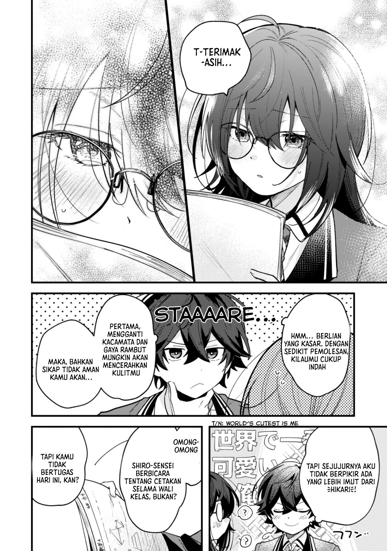 Sekai de Ichiban "Kawaii" Amamiya-san, Nibanme wa Ore. The Comic Chapter 1 - halaman 24