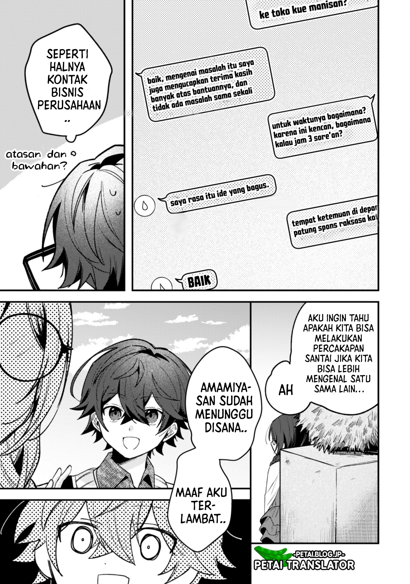Sekai de Ichiban "Kawaii" Amamiya-san, Nibanme wa Ore. The Comic Chapter 3.1 - halaman 10