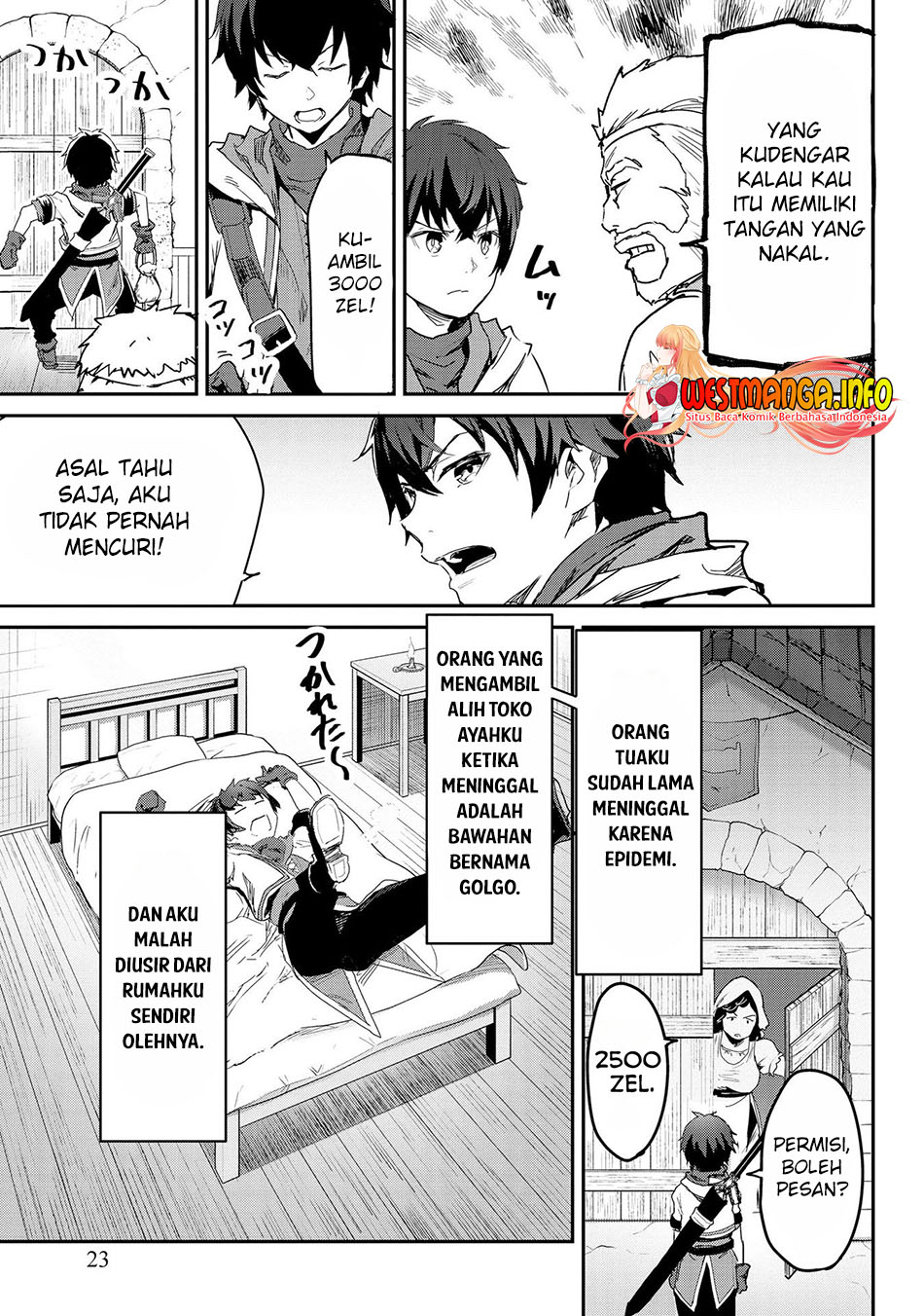 Sekai de Yuiitsu no (Shinken Zukai) na no ni Senryokugai to Yobareta Ore, Kakusei Shita (Shinken) to Saikyou ni Naru Chapter 1 - halaman 11