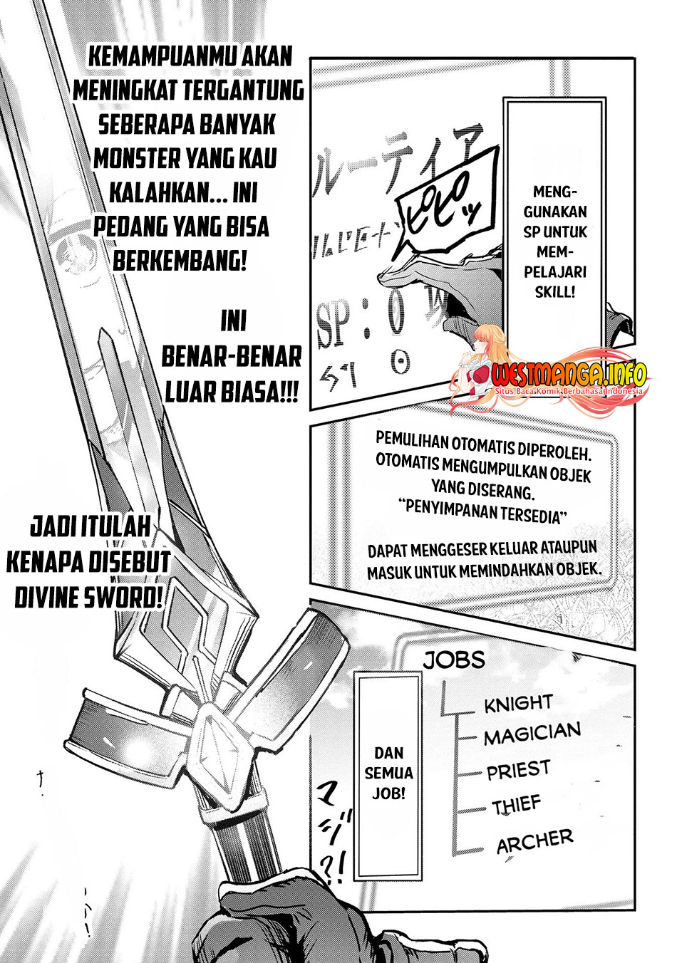 Sekai de Yuiitsu no (Shinken Zukai) na no ni Senryokugai to Yobareta Ore, Kakusei Shita (Shinken) to Saikyou ni Naru Chapter 1 - halaman 9